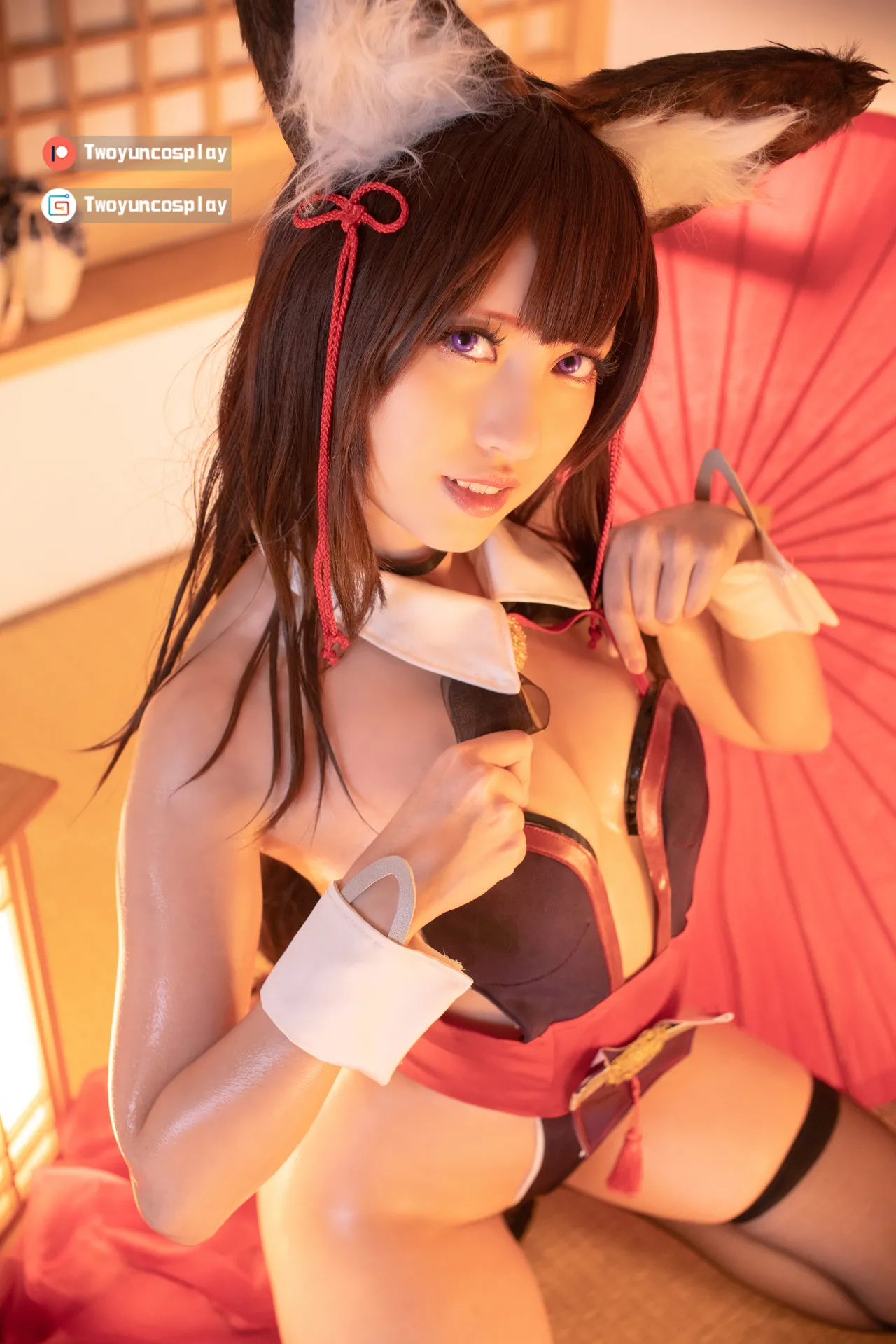 Twoyun - Amagi bunny girl-erohere10.webp