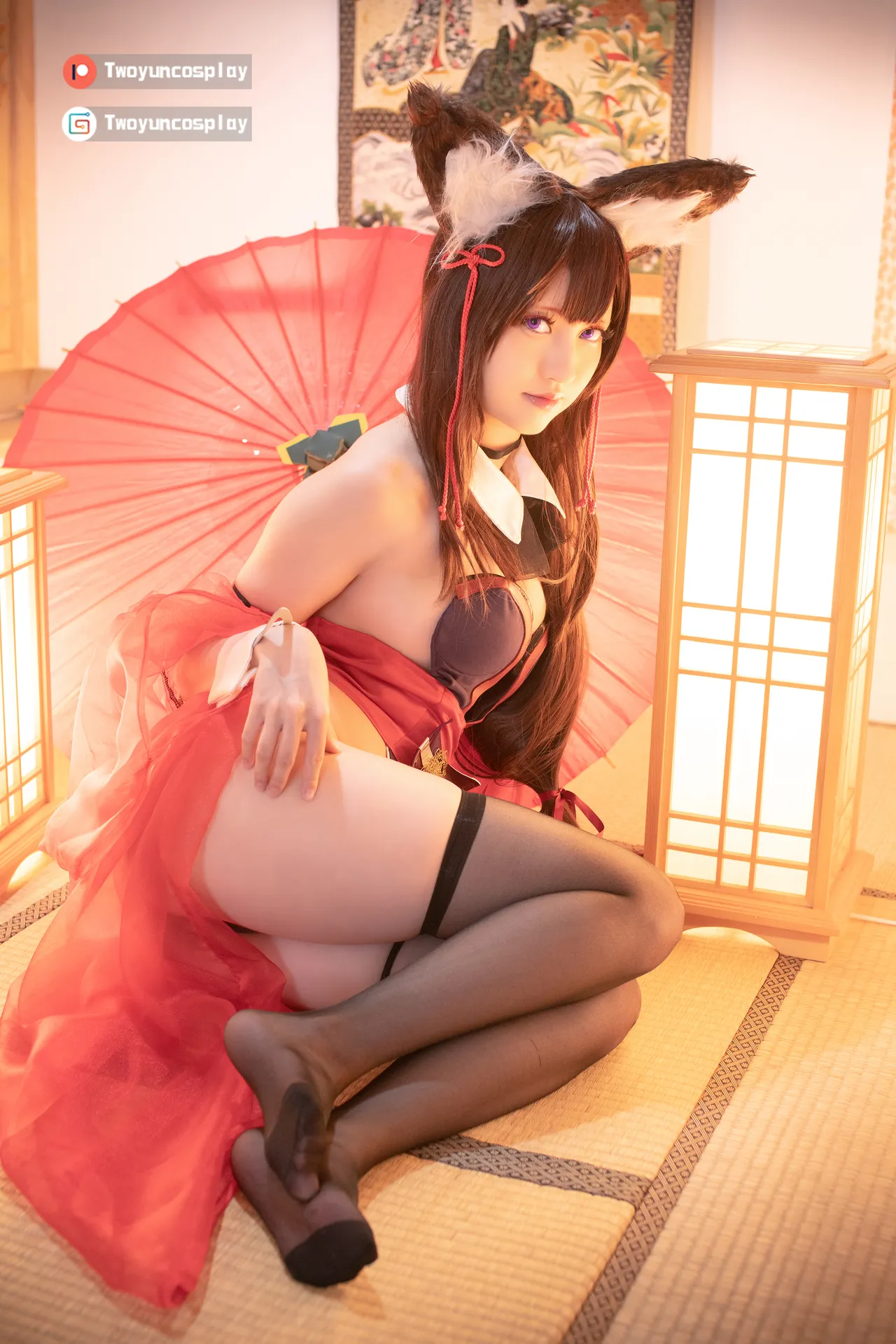 Twoyun - Amagi bunny girl-erohere12.webp
