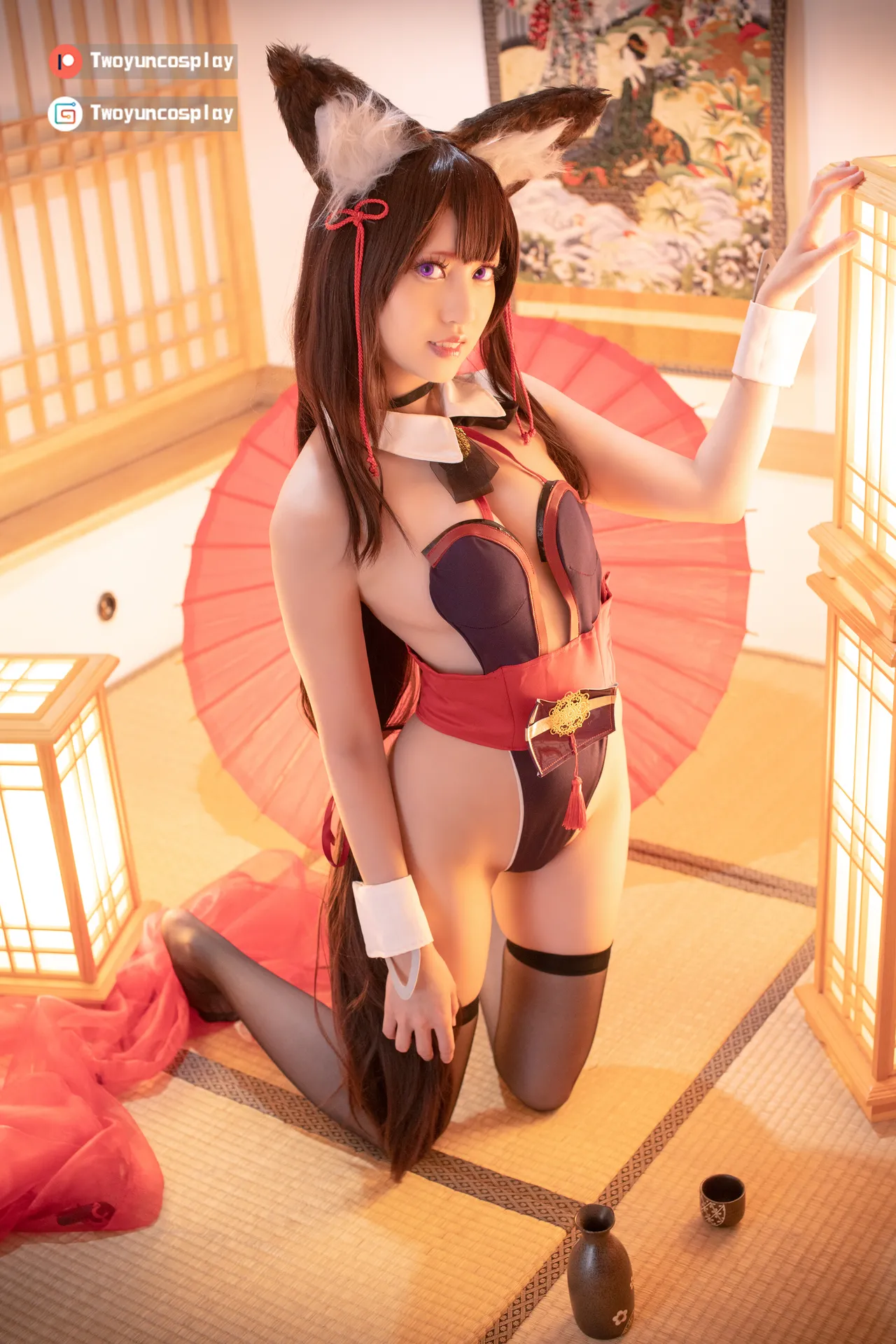 Twoyun - Amagi bunny girl-erohere14.webp