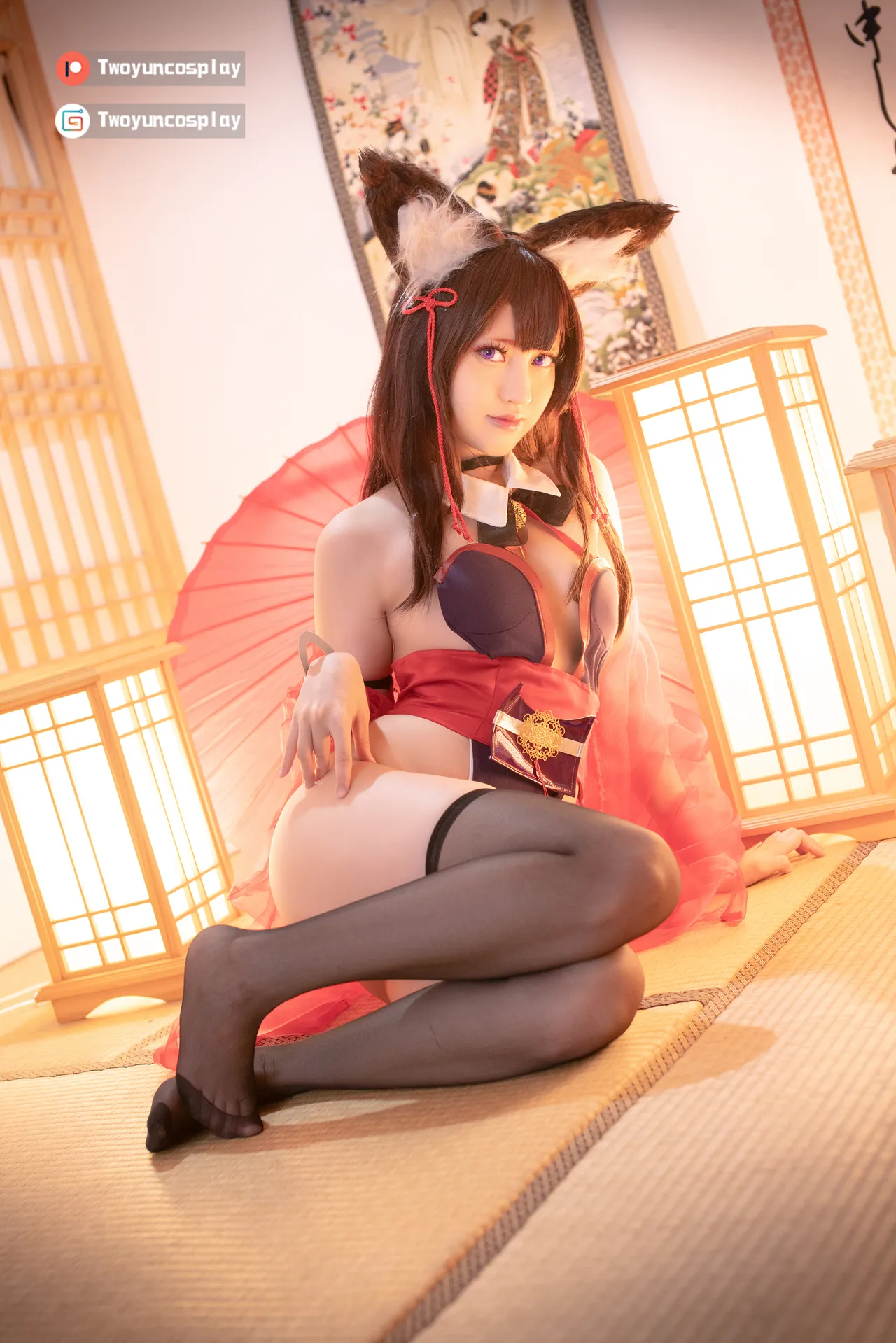 Twoyun - Amagi bunny girl-erohere20.webp