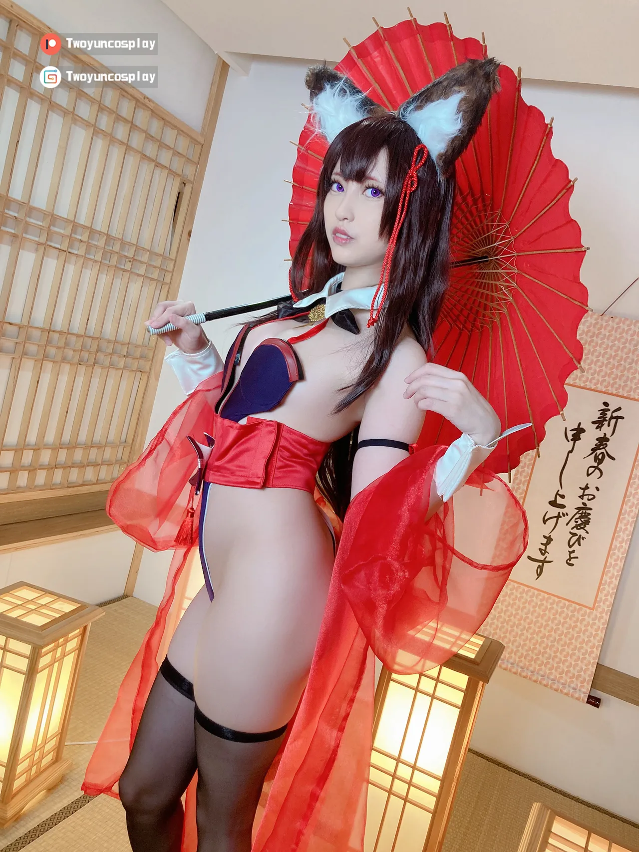 Twoyun - Amagi bunny girl-erohere24.webp