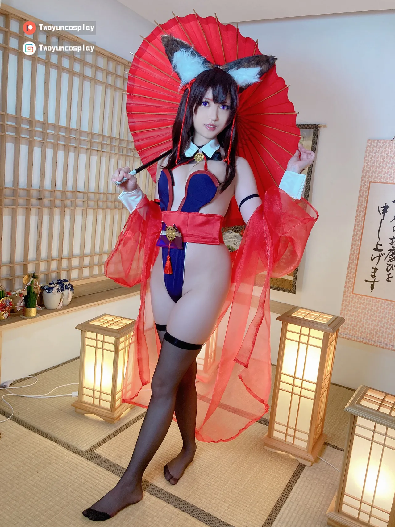 Twoyun - Amagi bunny girl-erohere25.webp