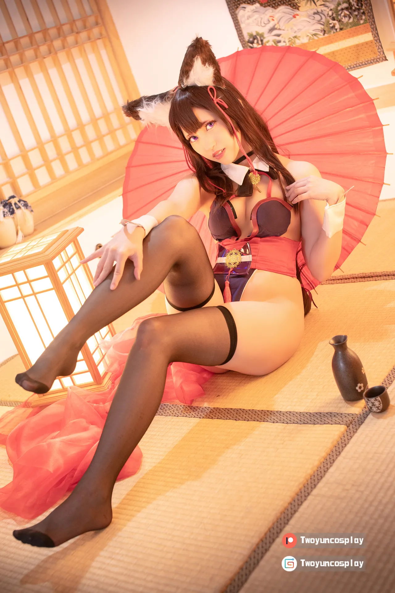 Twoyun - Amagi bunny girl-erohere7.webp