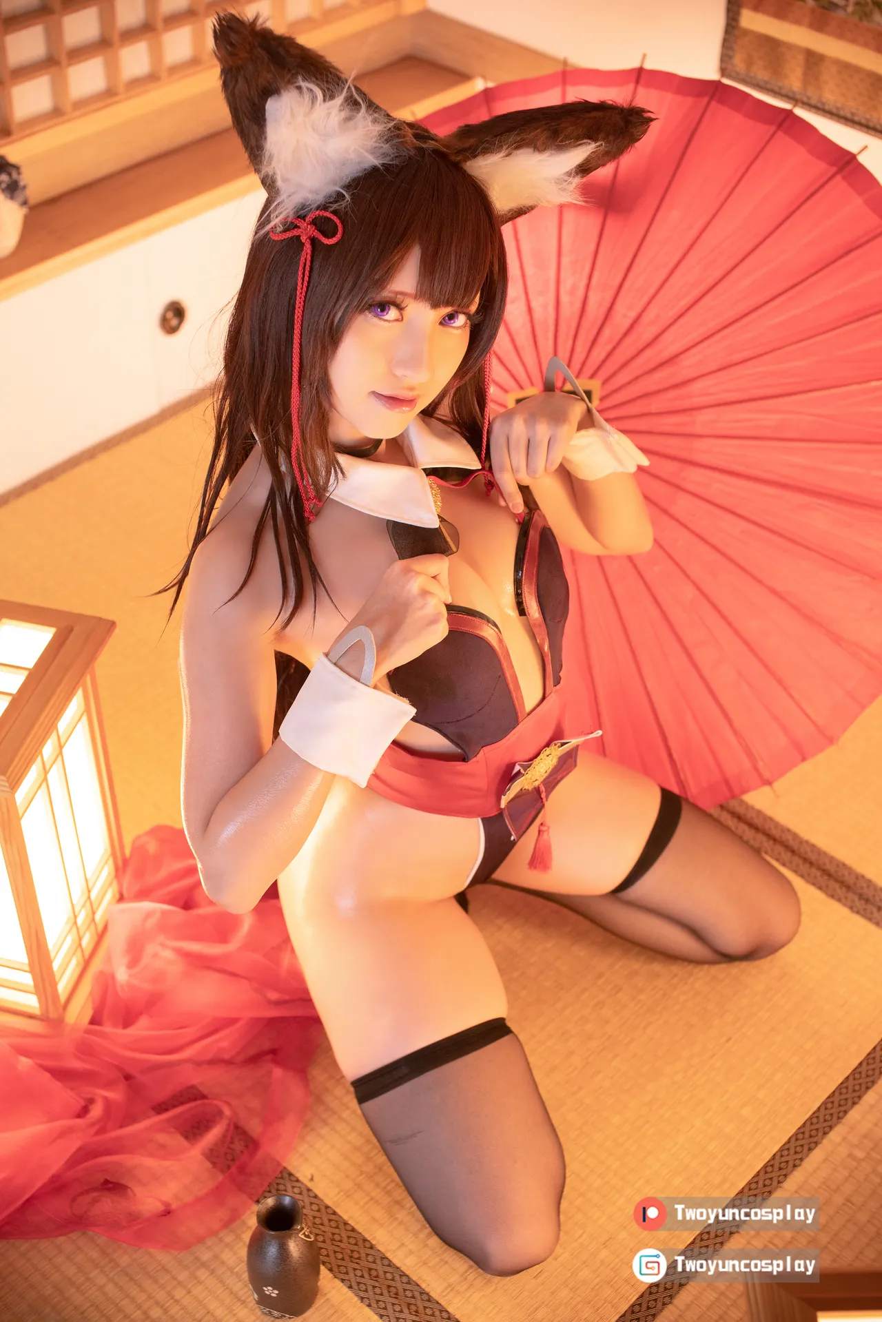 Twoyun - Amagi bunny girl-erohere8.webp