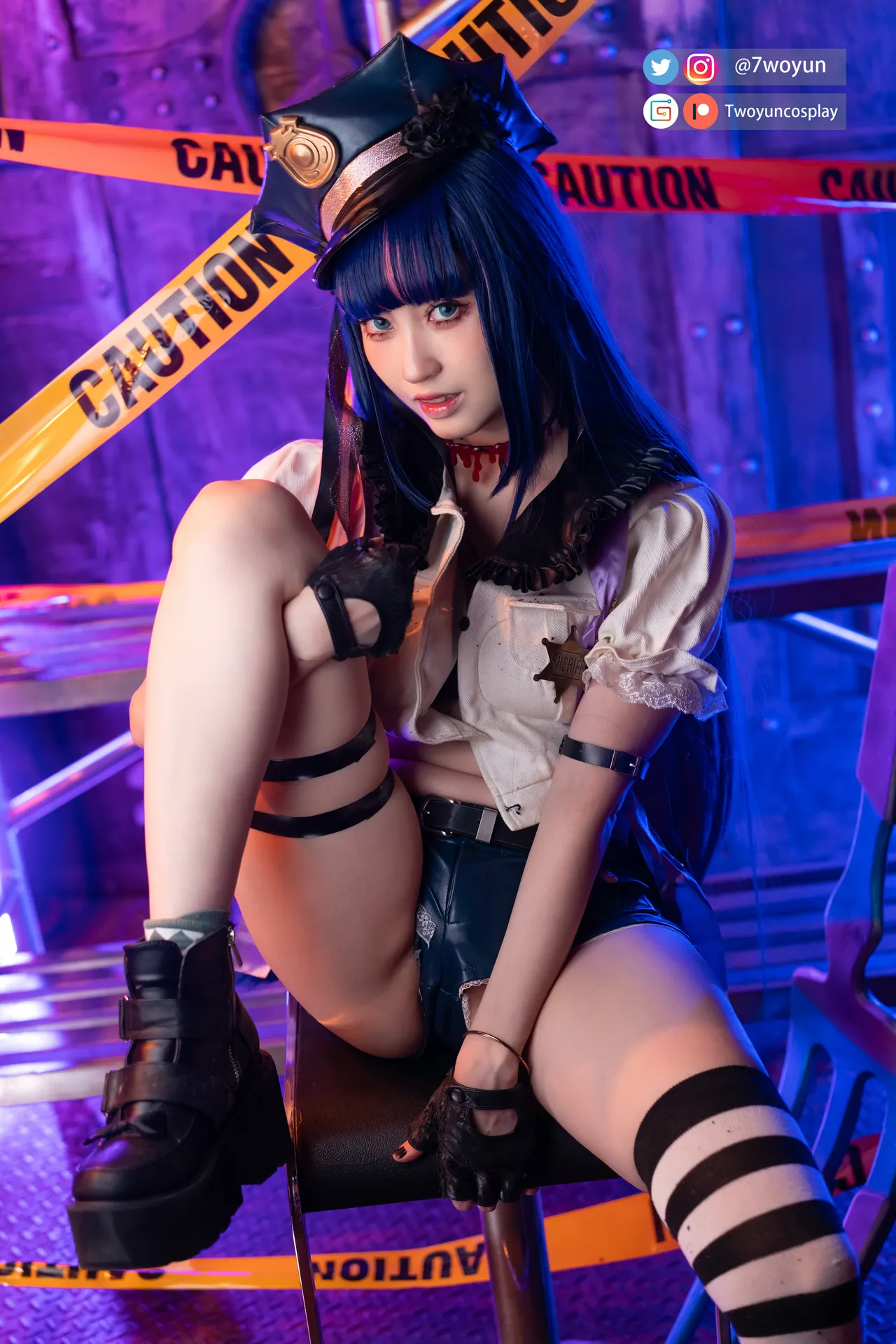 Twoyun - Officer Stocking-erohere11.webp