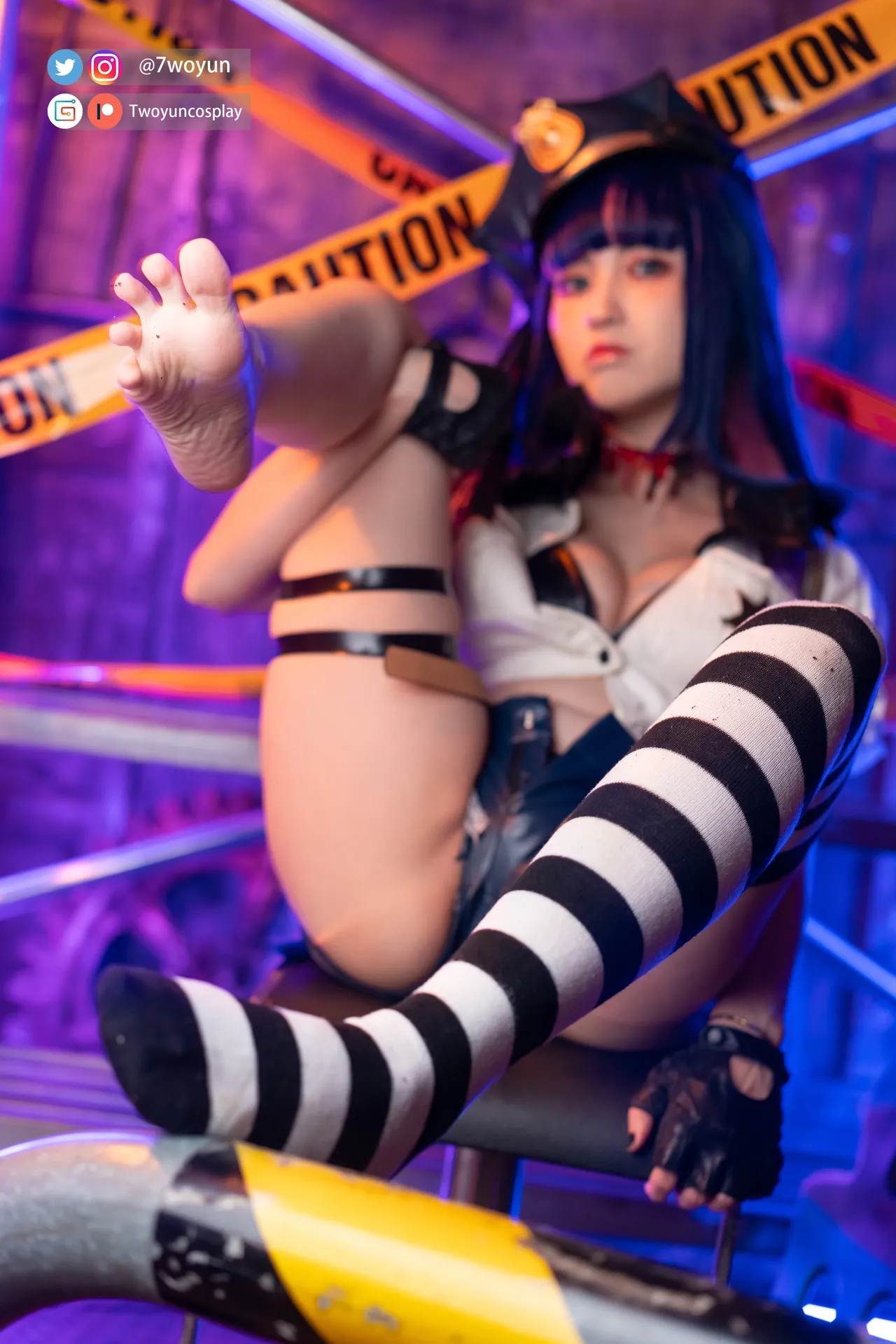 Twoyun - Officer Stocking-erohere15.webp