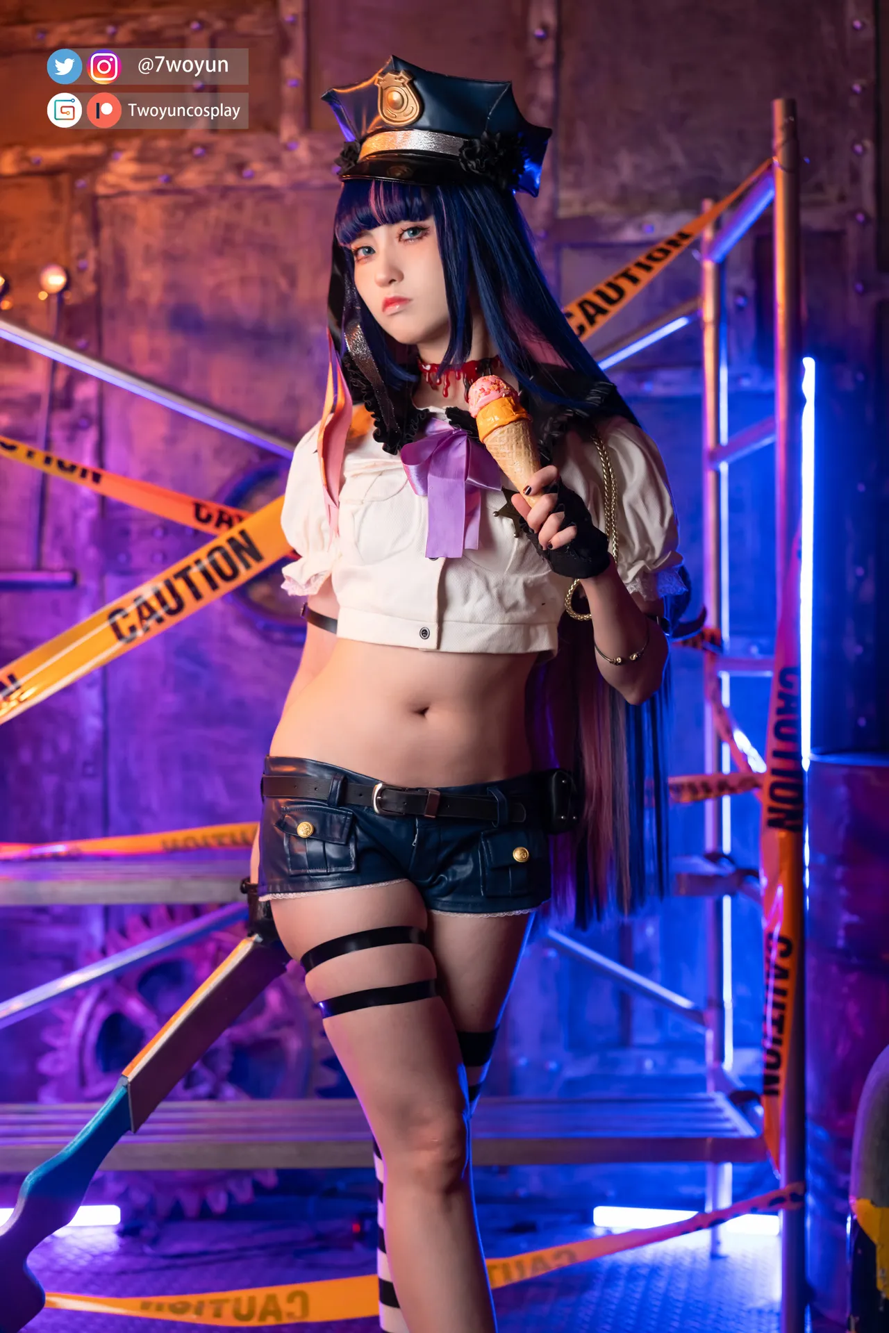Twoyun - Officer Stocking-erohere2.webp