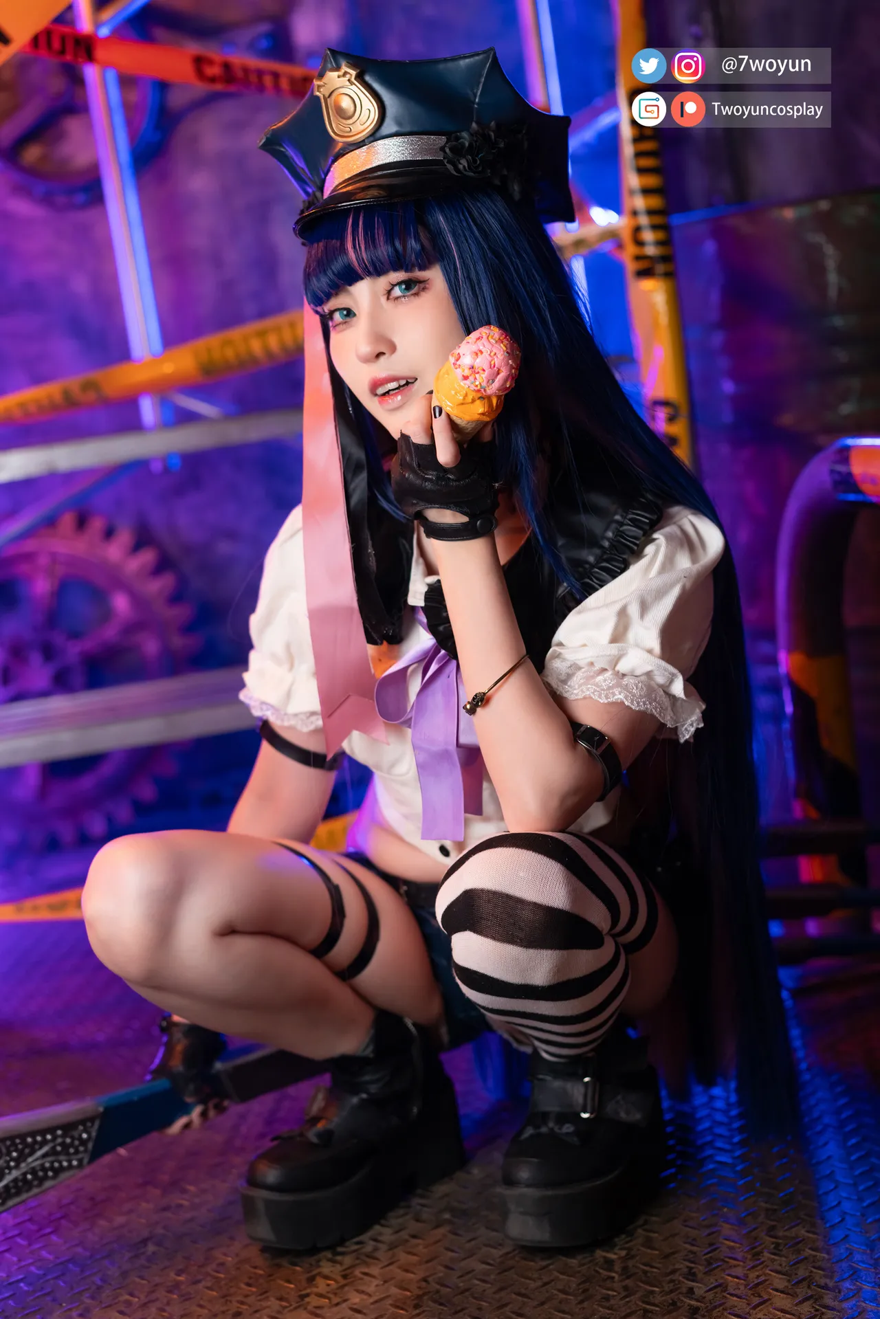 Twoyun - Officer Stocking-erohere3.webp