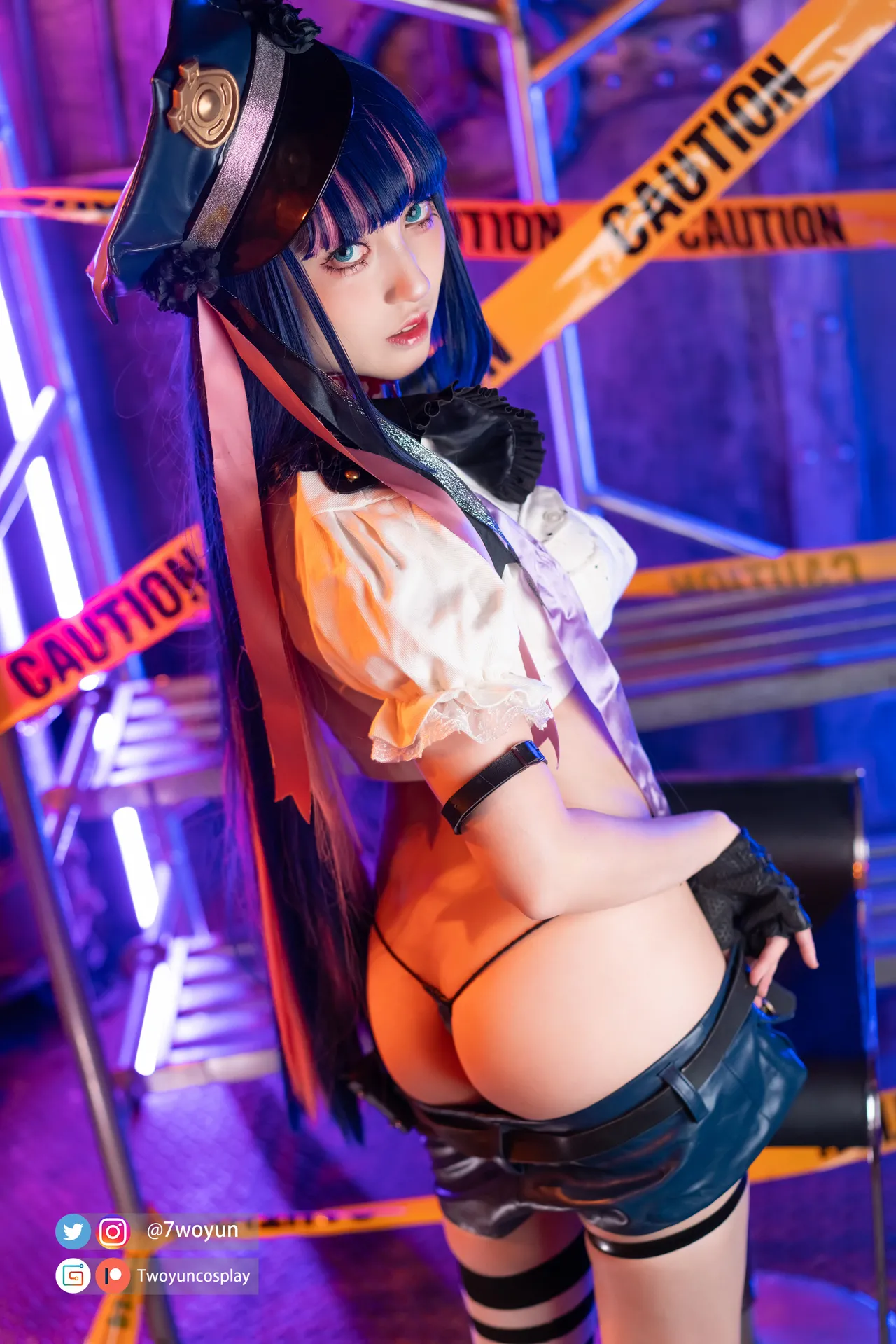 Twoyun - Officer Stocking-erohere40.webp