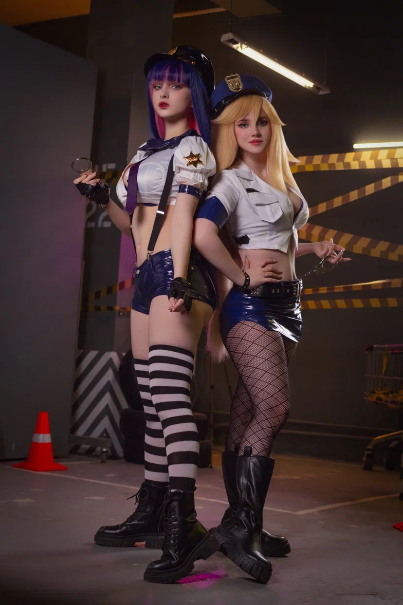 Ulichan & Hologana - Panty & Stocking police-erohere5.webp