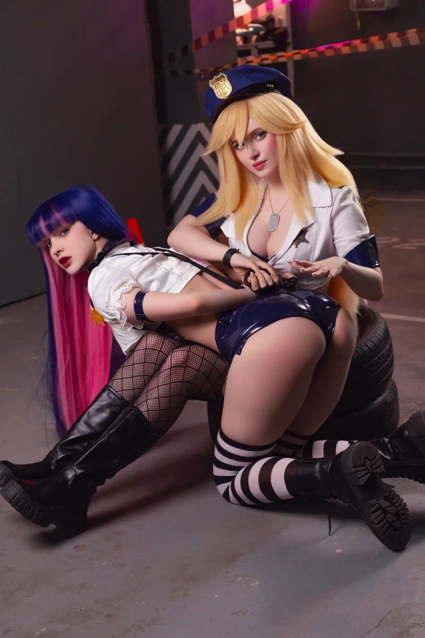 Ulichan & Hologana - Panty & Stocking police-erohere6.webp