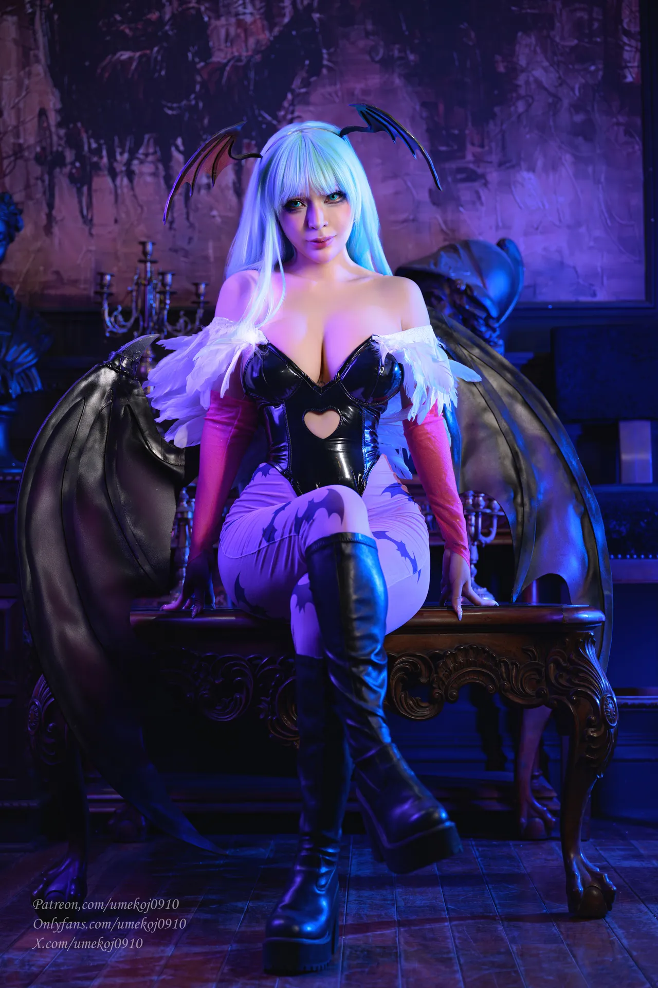Umeko J - Morrigan Aensland (Darkstalkers)-erohere13.webp