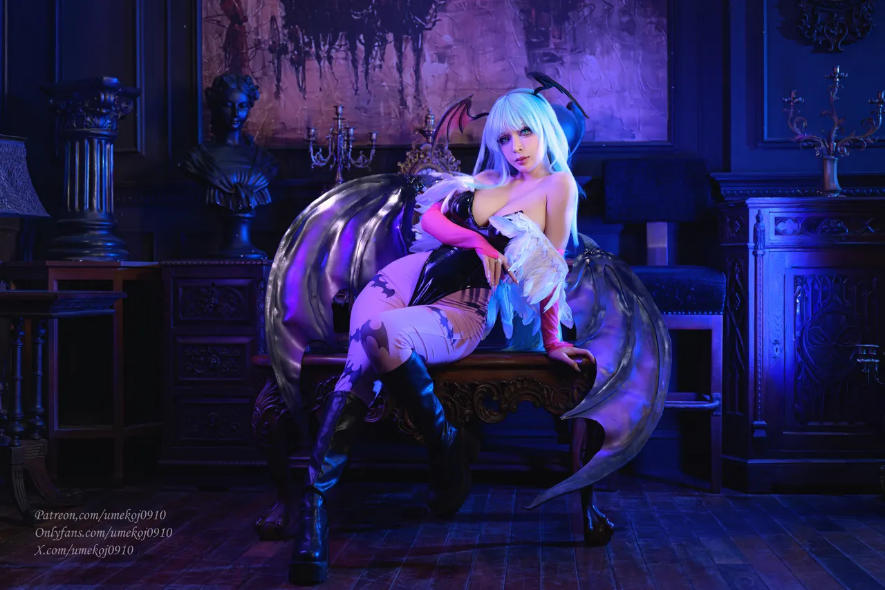 Umeko J - Morrigan Aensland (Darkstalkers)-erohere16.webp