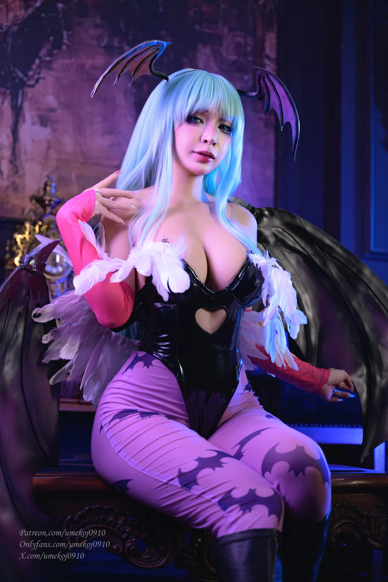 Umeko J - Morrigan Aensland (Darkstalkers)-erohere23.webp