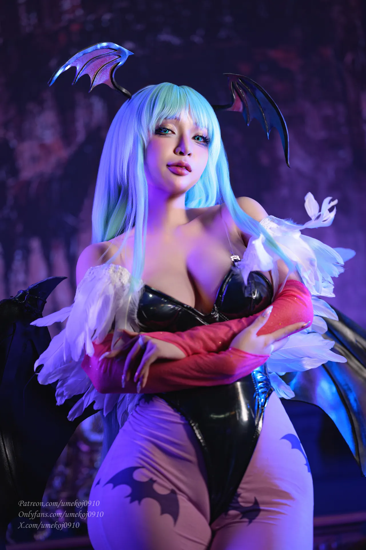 Umeko J - Morrigan Aensland (Darkstalkers)-erohere3.webp