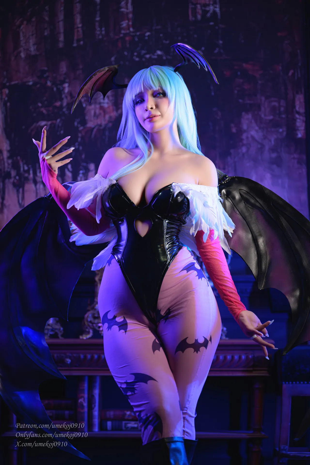 Umeko J - Morrigan Aensland (Darkstalkers)-erohere6.webp