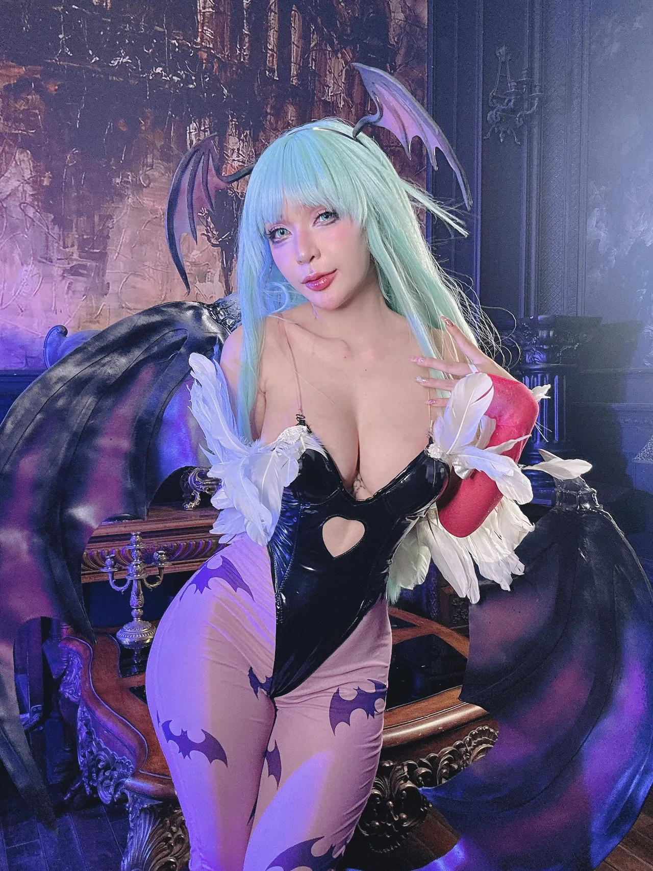Umeko J - Morrigan Aensland (Darkstalkers)-erohere78.webp