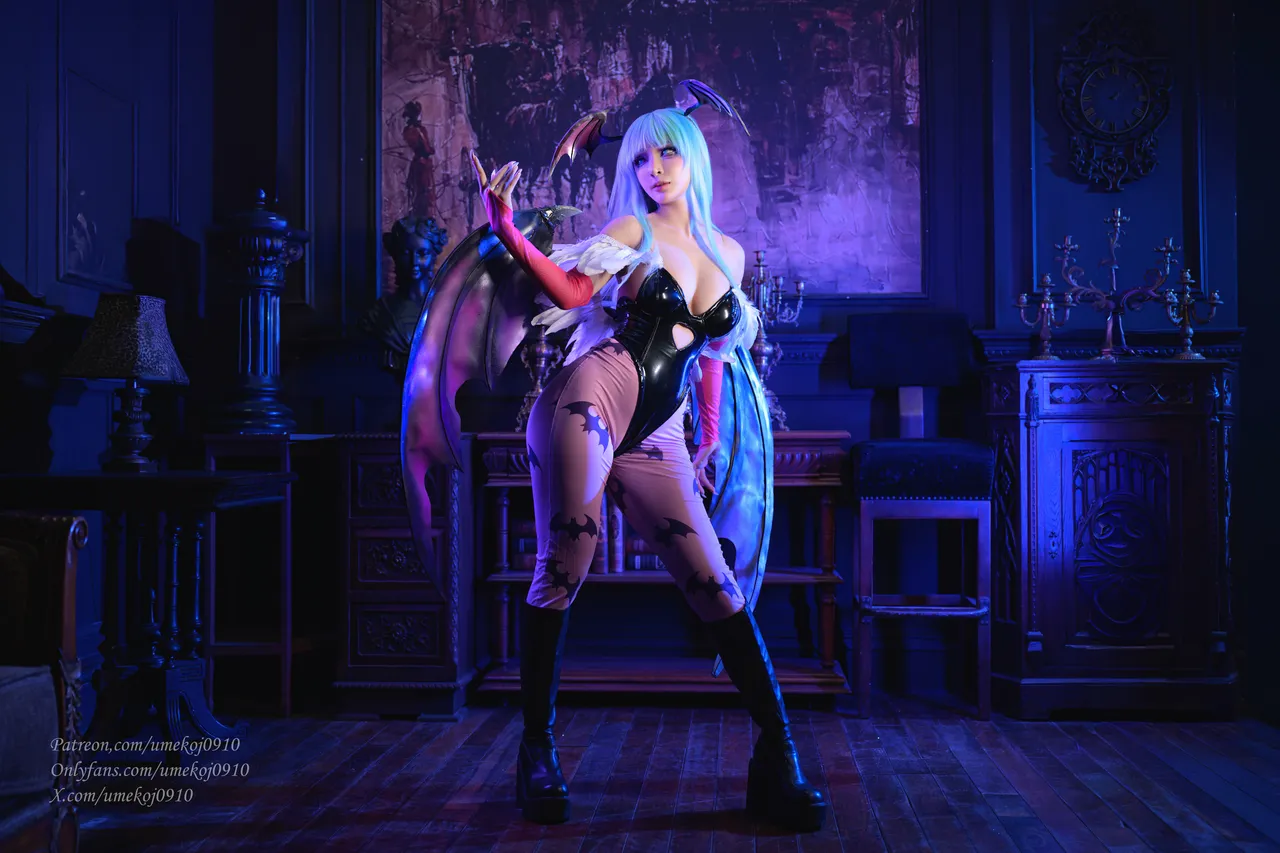 Umeko J - Morrigan Aensland (Darkstalkers)-erohere8.webp