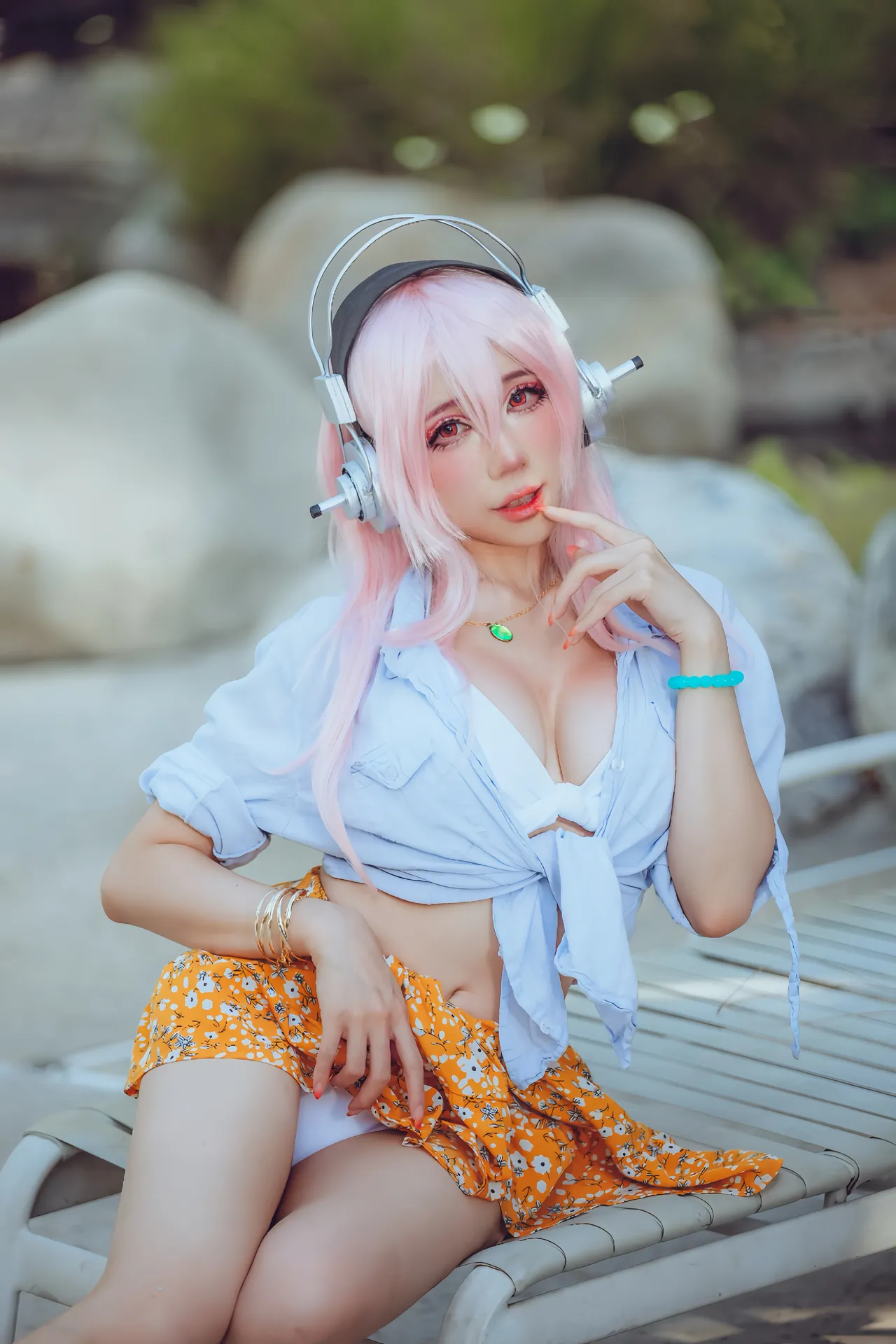 Usagi Christy - Super Sonico bikini-erohere12.webp