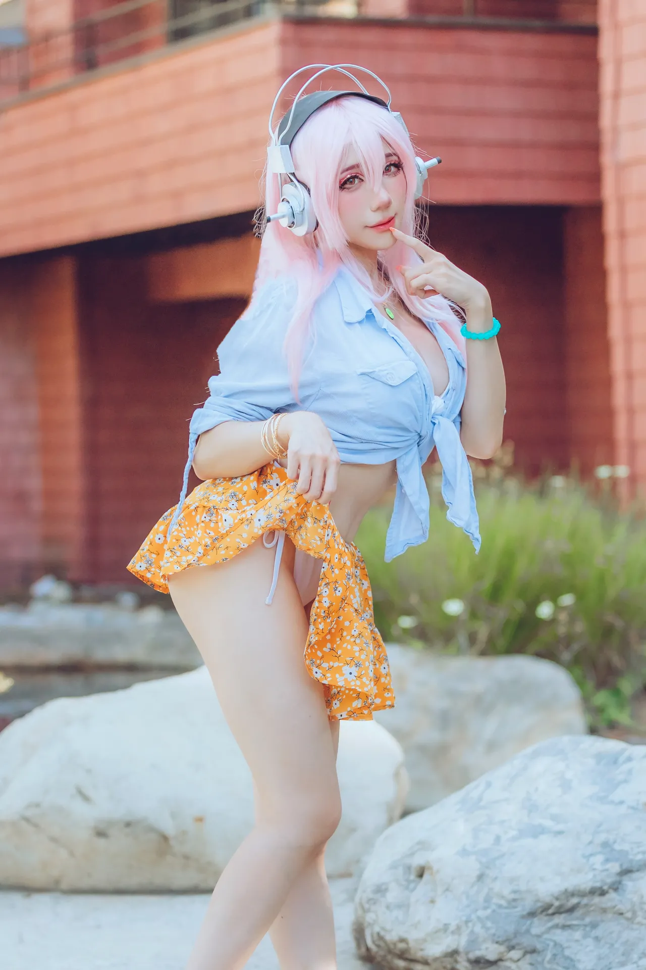 Usagi Christy - Super Sonico bikini-erohere8.webp