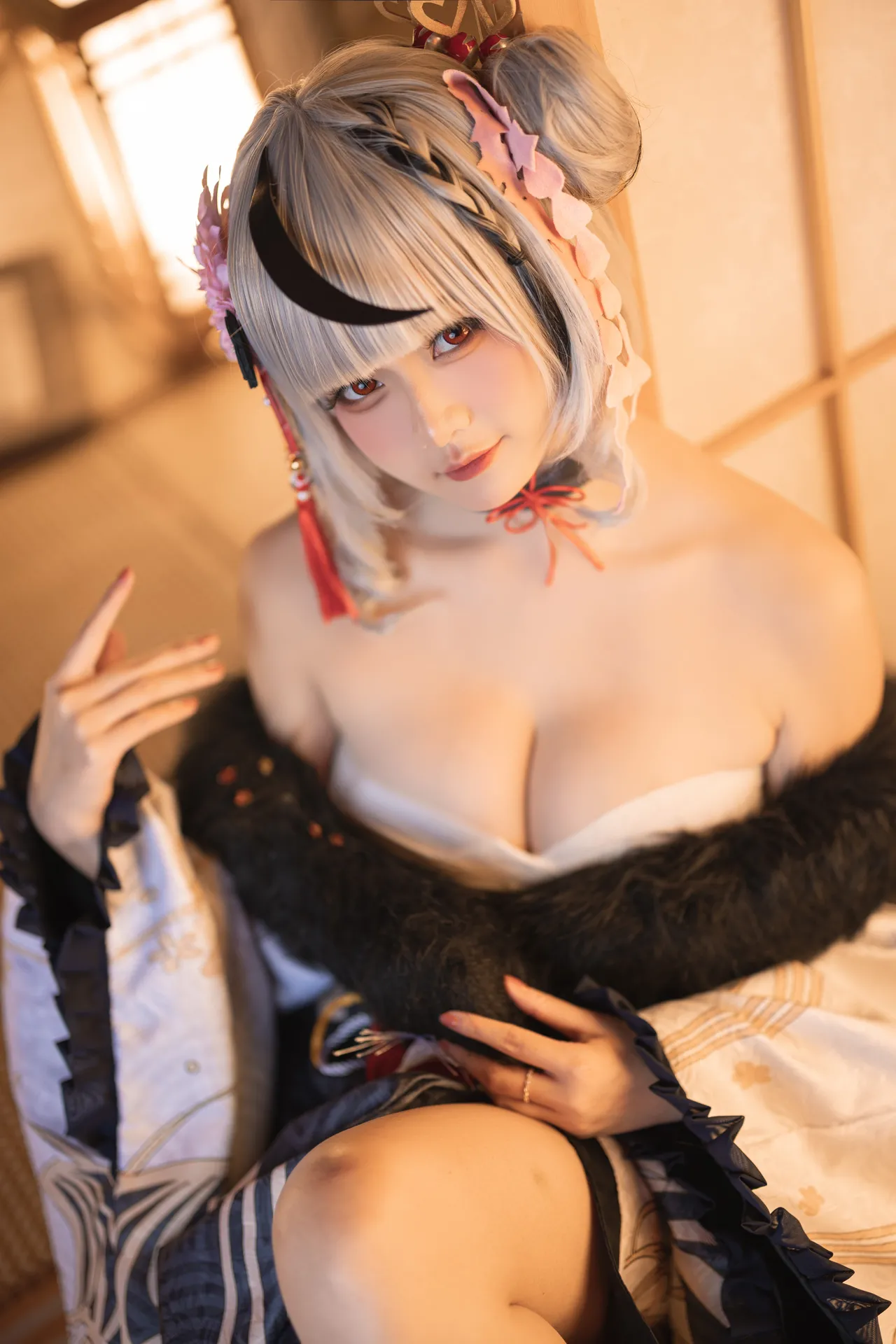 Xiaoyukiko - Sakamata Chloe Yukata-erohere2.webp