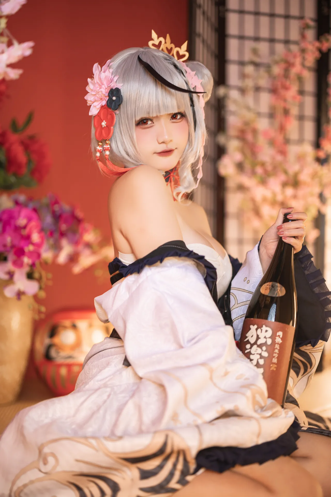Xiaoyukiko - Sakamata Chloe Yukata-erohere7.webp
