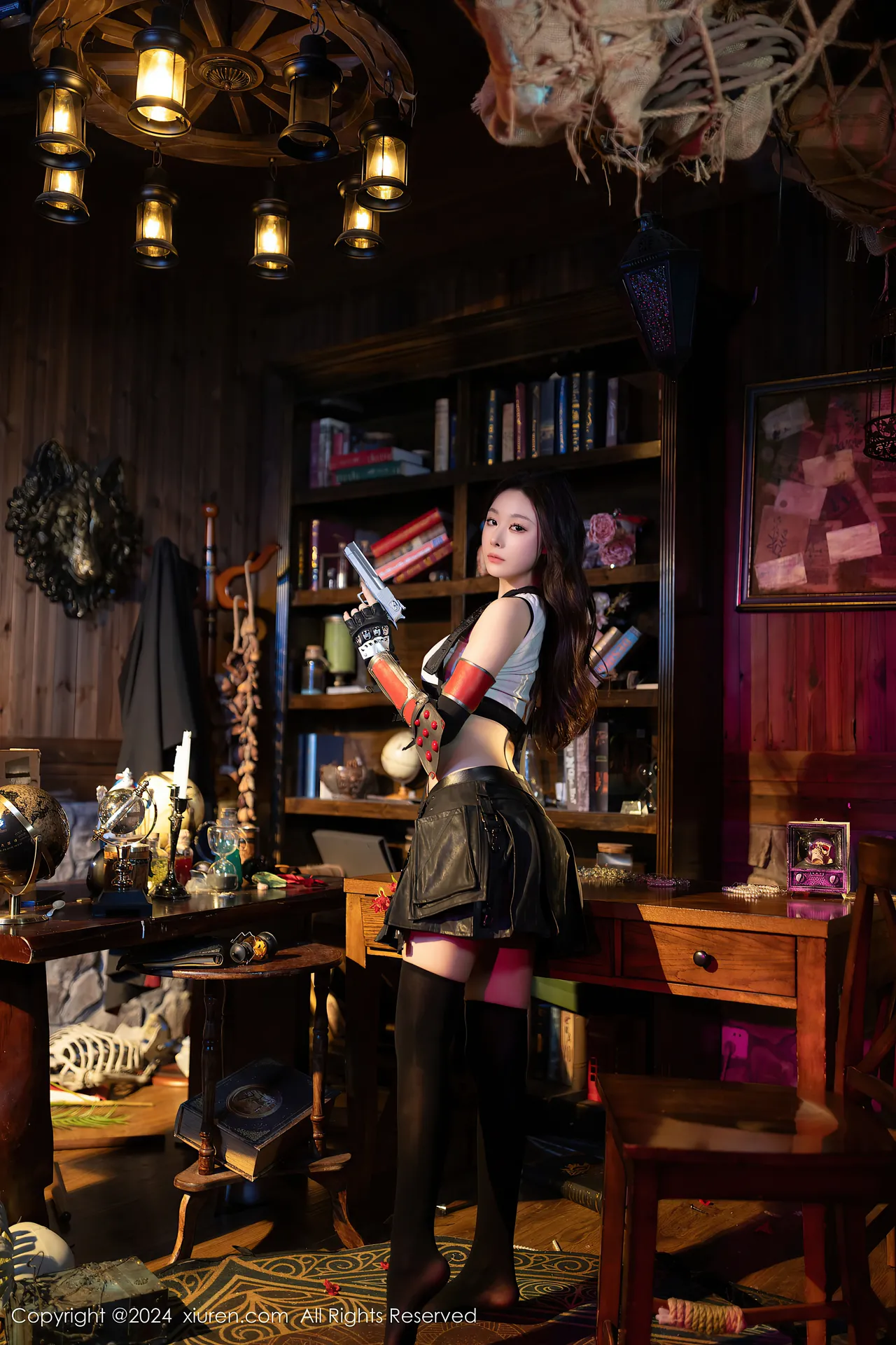 Xiuren秀人网 小逗逗 Tifa Lockhart-erohere3.webp