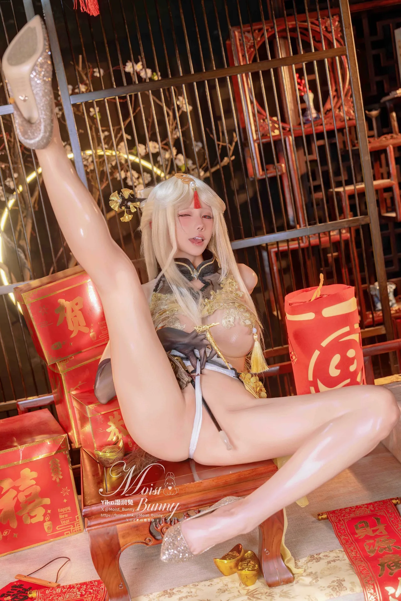 Yiko湿润兔 - 金蛇来财 凝光贺岁-erohere35.webp