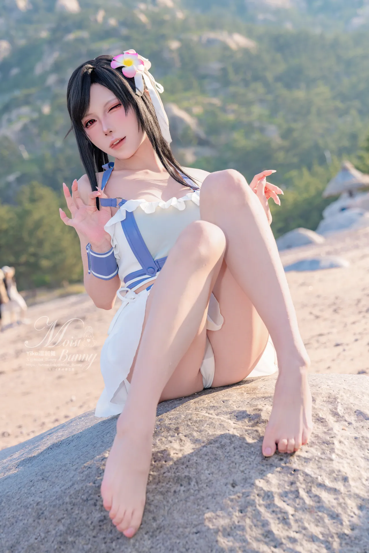 Yiko湿润兔 - 2025泳装限定作 海边假日 蒂法 (最终幻想)-erohere25.webp