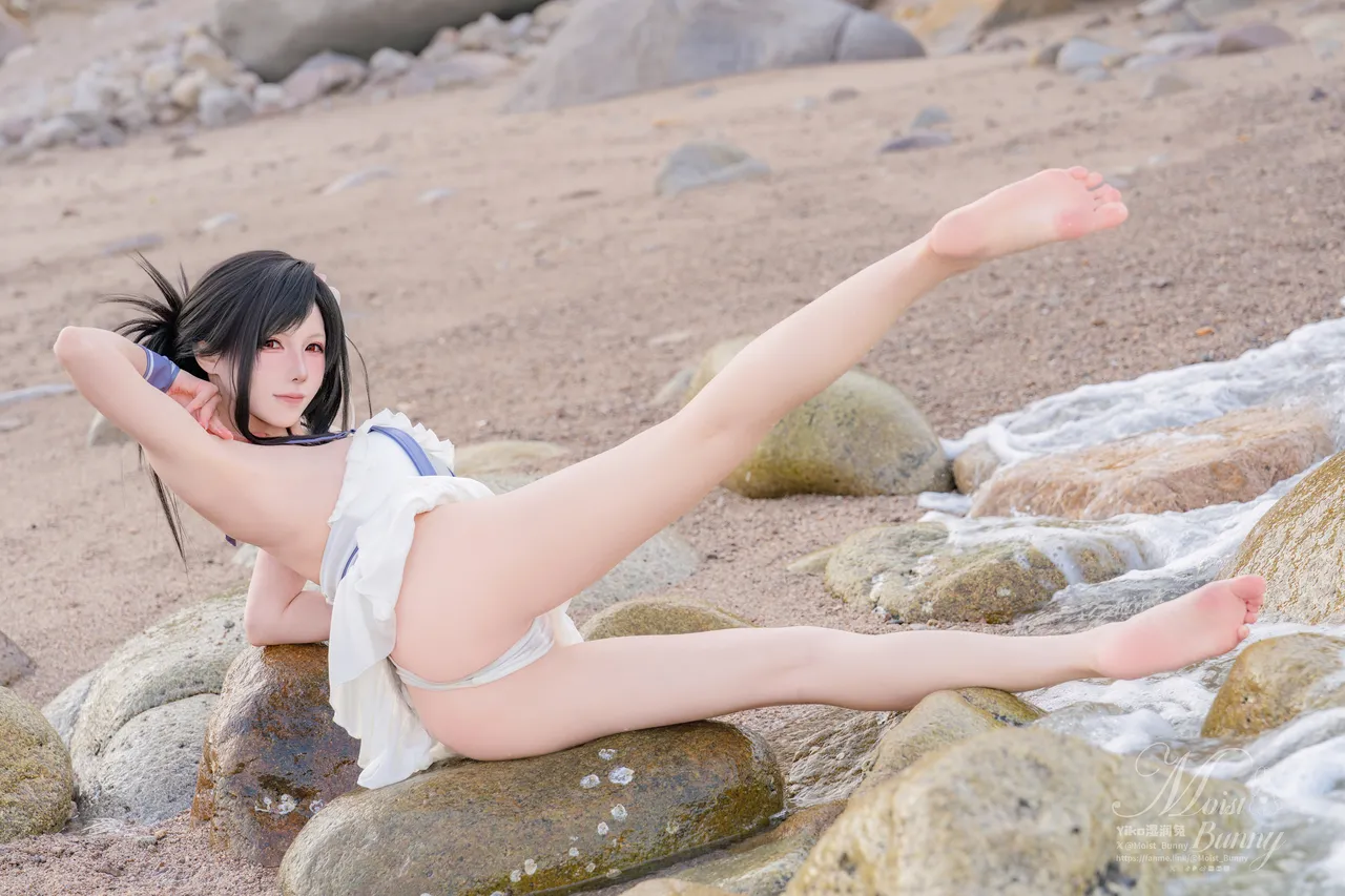 Yiko湿润兔 - 2025泳装限定作 海边假日 蒂法 (最终幻想)-erohere46.webp