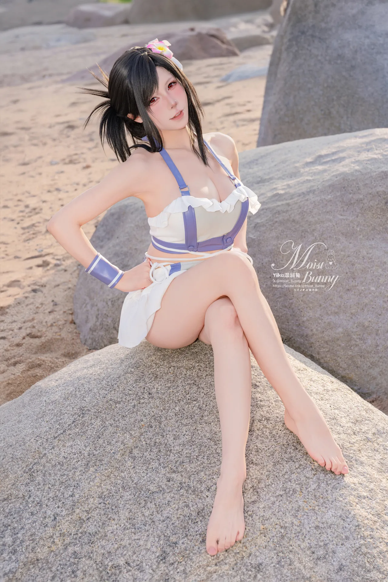 Yiko湿润兔 - 2025泳装限定作 海边假日 蒂法 (最终幻想)-erohere57.webp