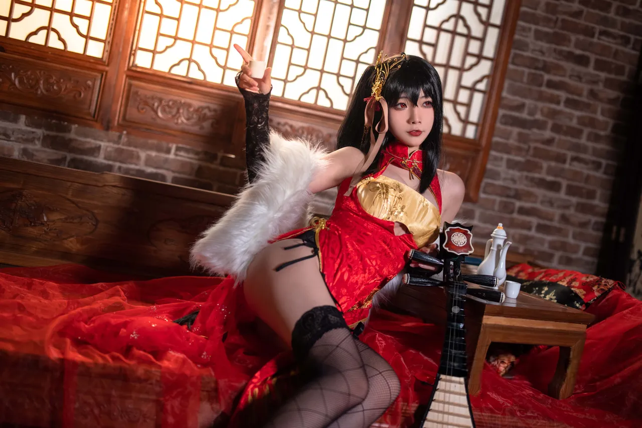 Yuuhui玉汇 - 碧蓝航线 大凤 旗袍-erohere21.webp