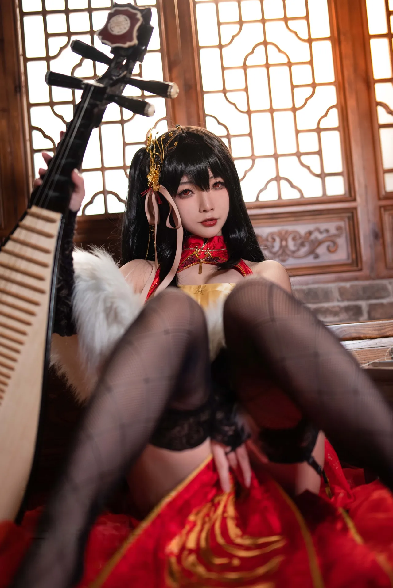 Yuuhui玉汇 - 碧蓝航线 大凤 旗袍-erohere8.webp