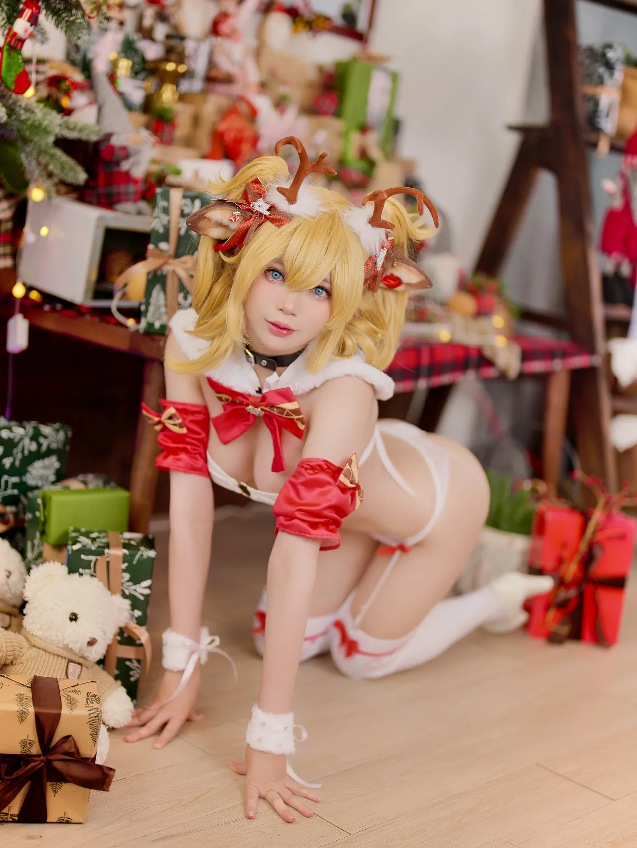 ZinieQ - Barbara Christmas (Genshin Impact)-erohere18.webp