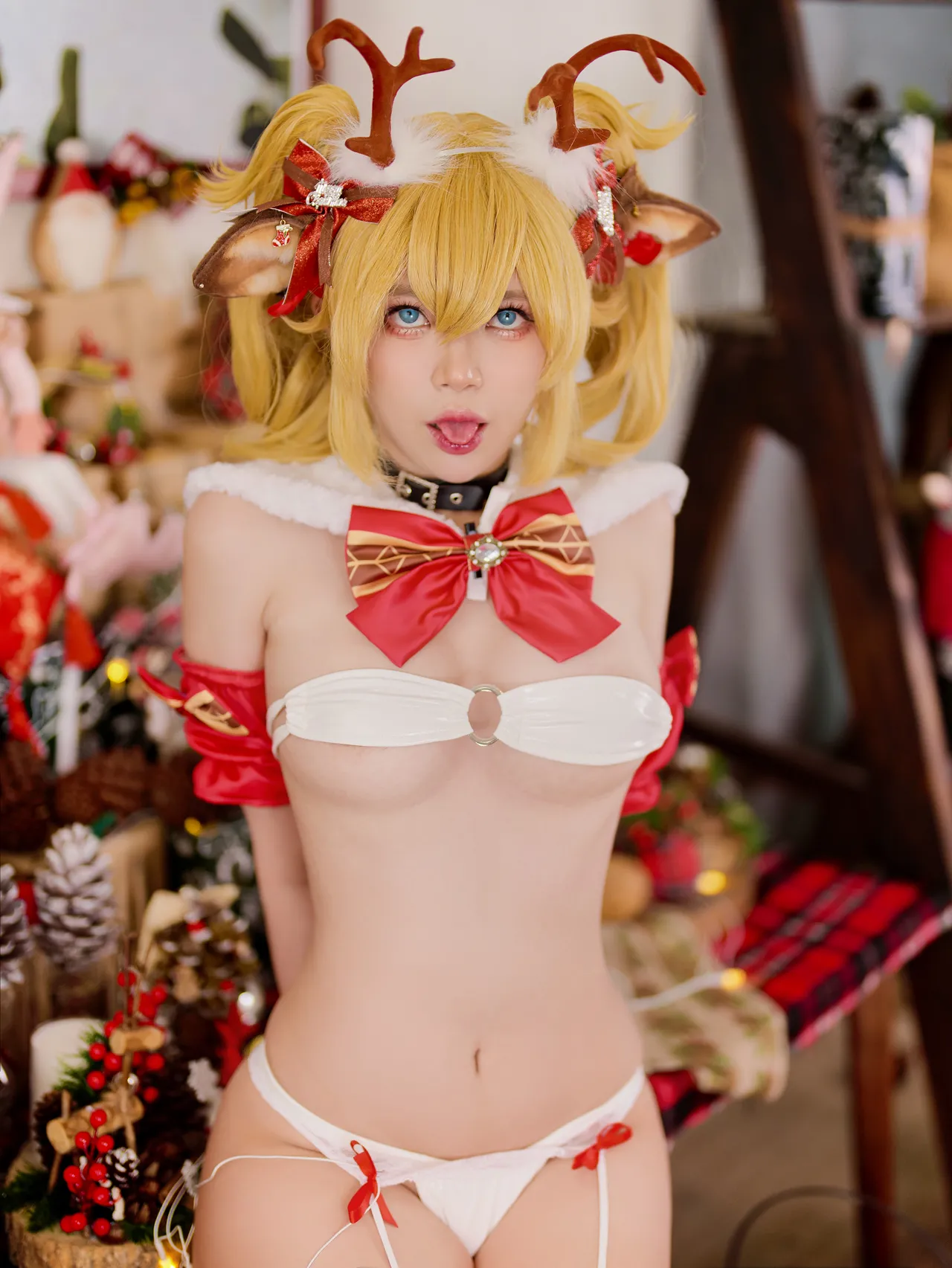ZinieQ - Barbara Christmas (Genshin Impact)-erohere21.webp