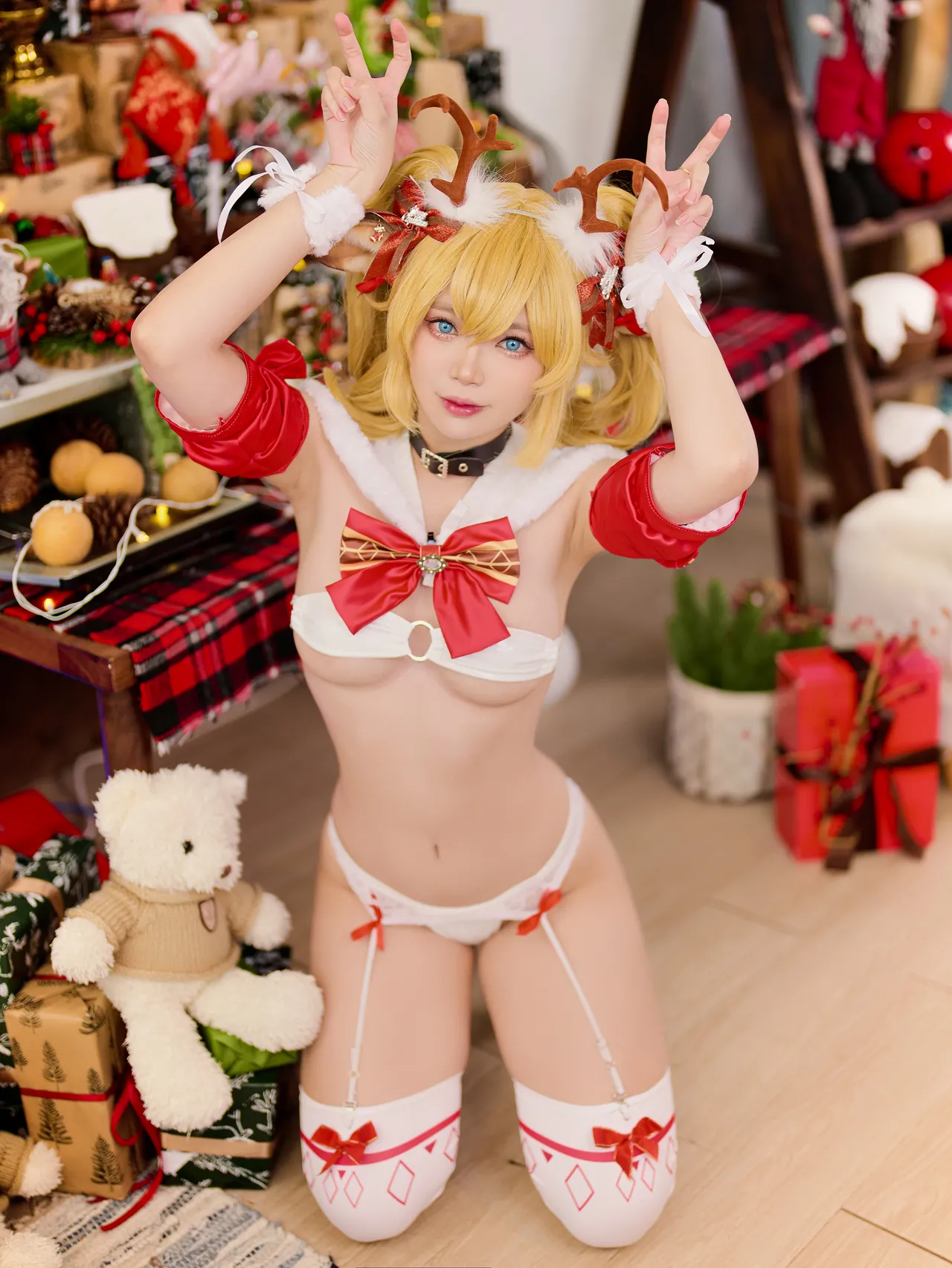 ZinieQ - Barbara Christmas (Genshin Impact)-erohere5.webp