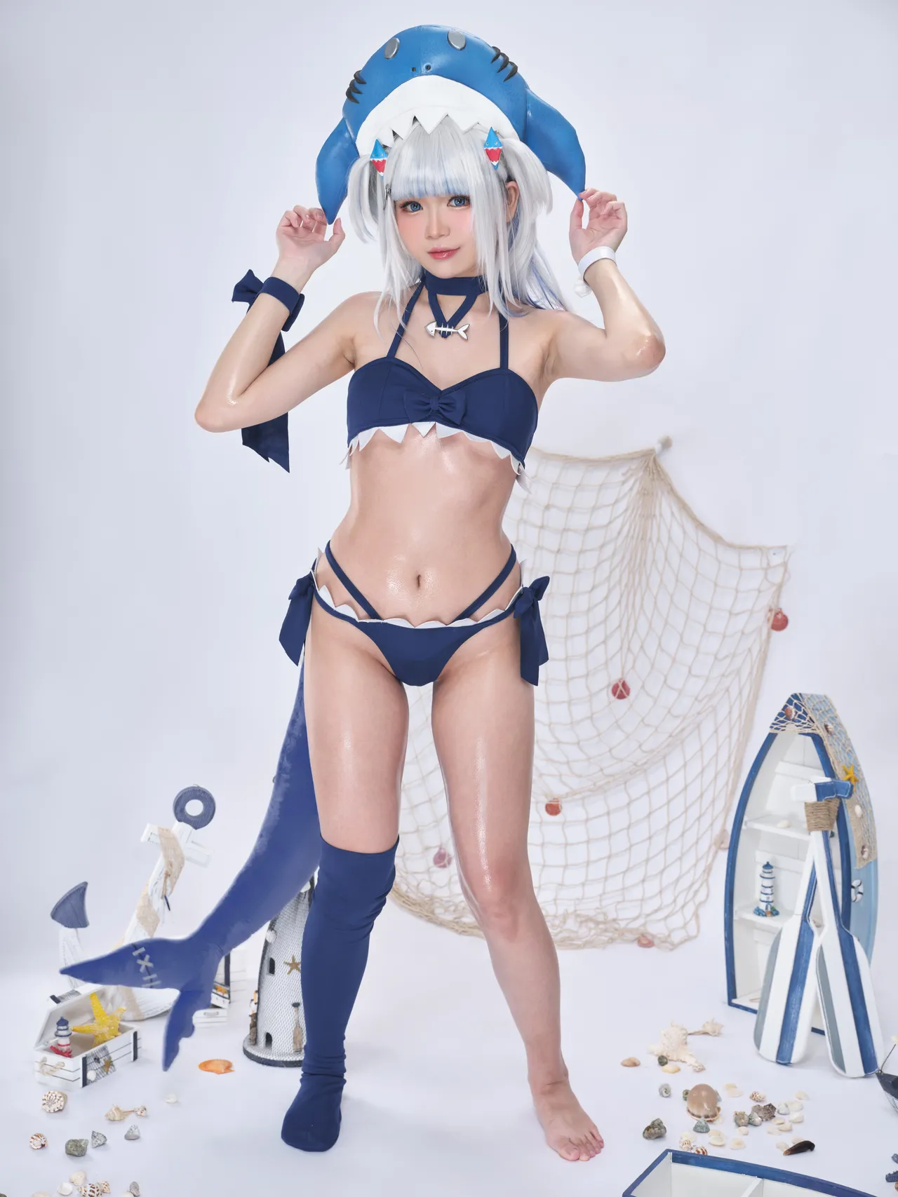 ZinieQ - Gawr Gura Swimsuit-erohere2.webp