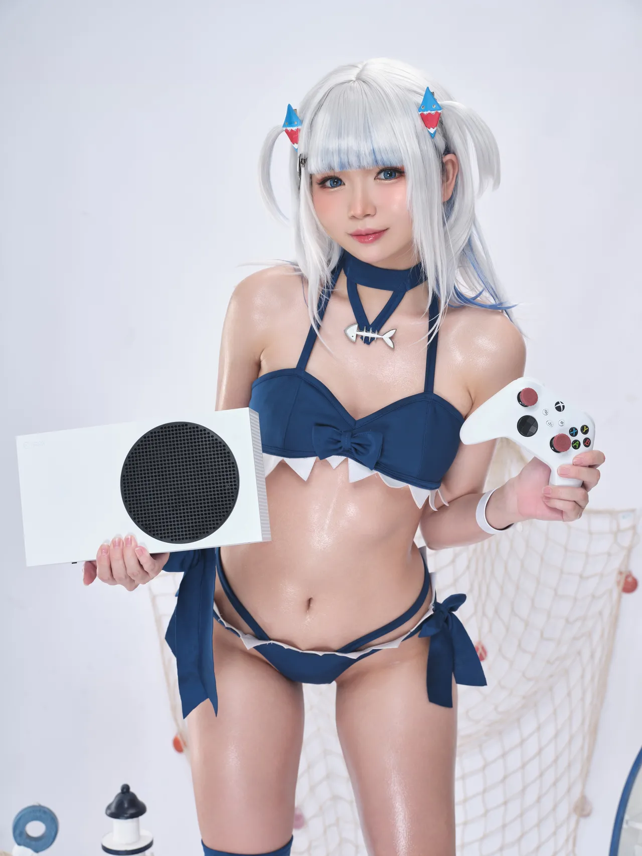 ZinieQ - Gawr Gura Swimsuit-erohere5.webp