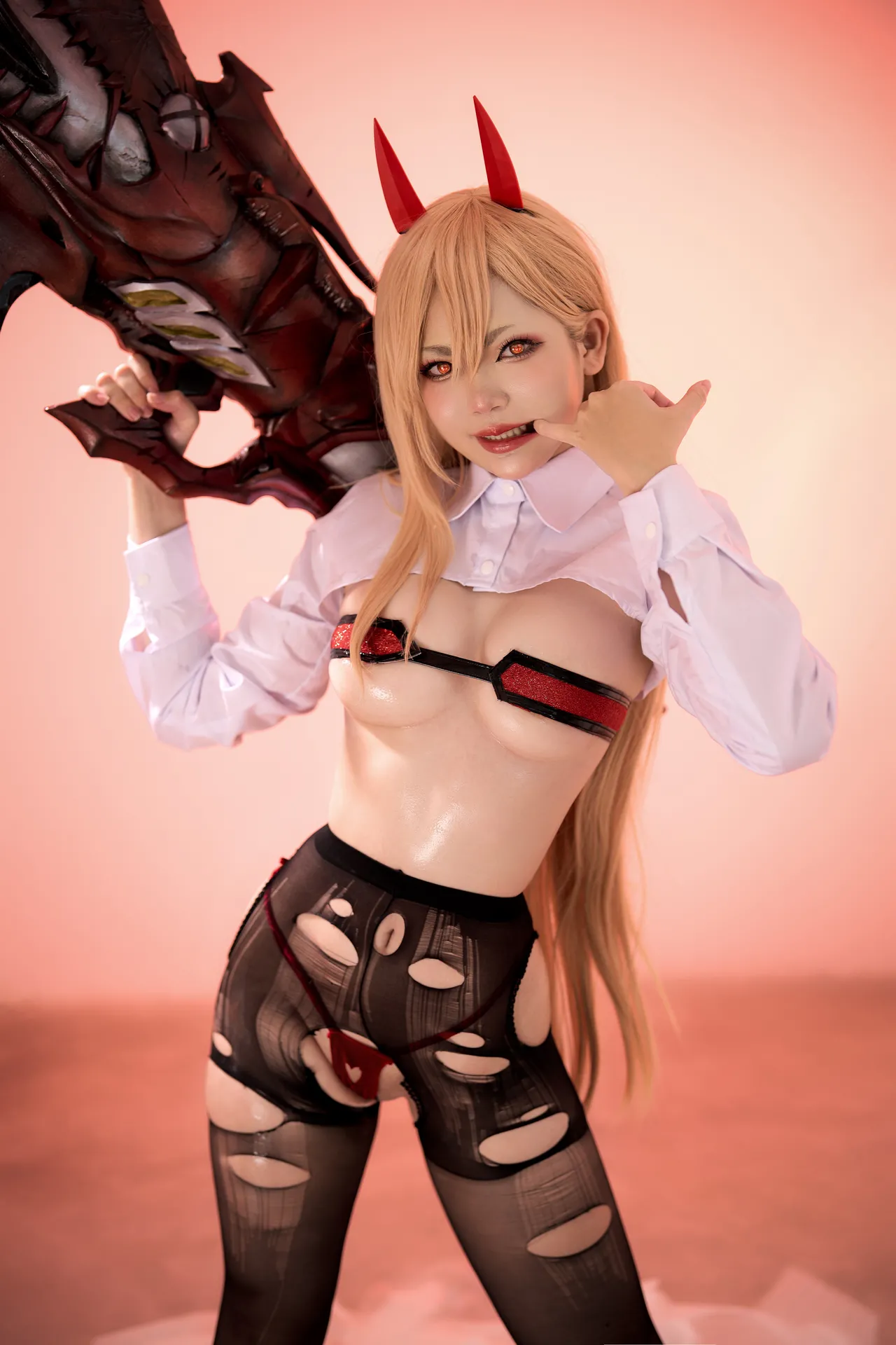 ZinieQ - Power (Chainsaw Man x NIKKE)-erohere7.webp