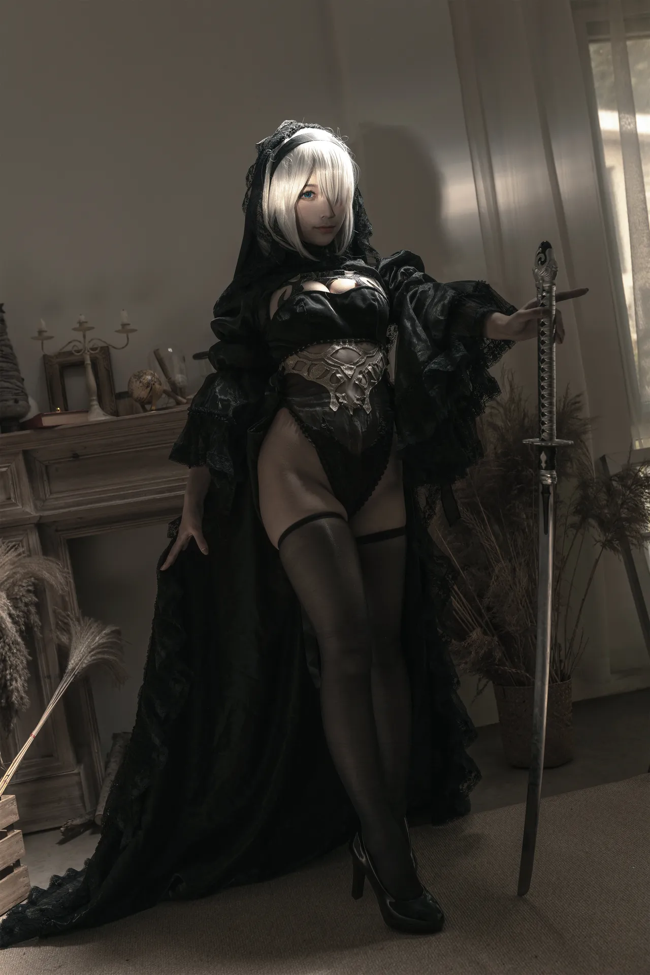 chunmomooo NieRAutomata Black Flower Wedding (NieRAutomata)-erohere12.webp