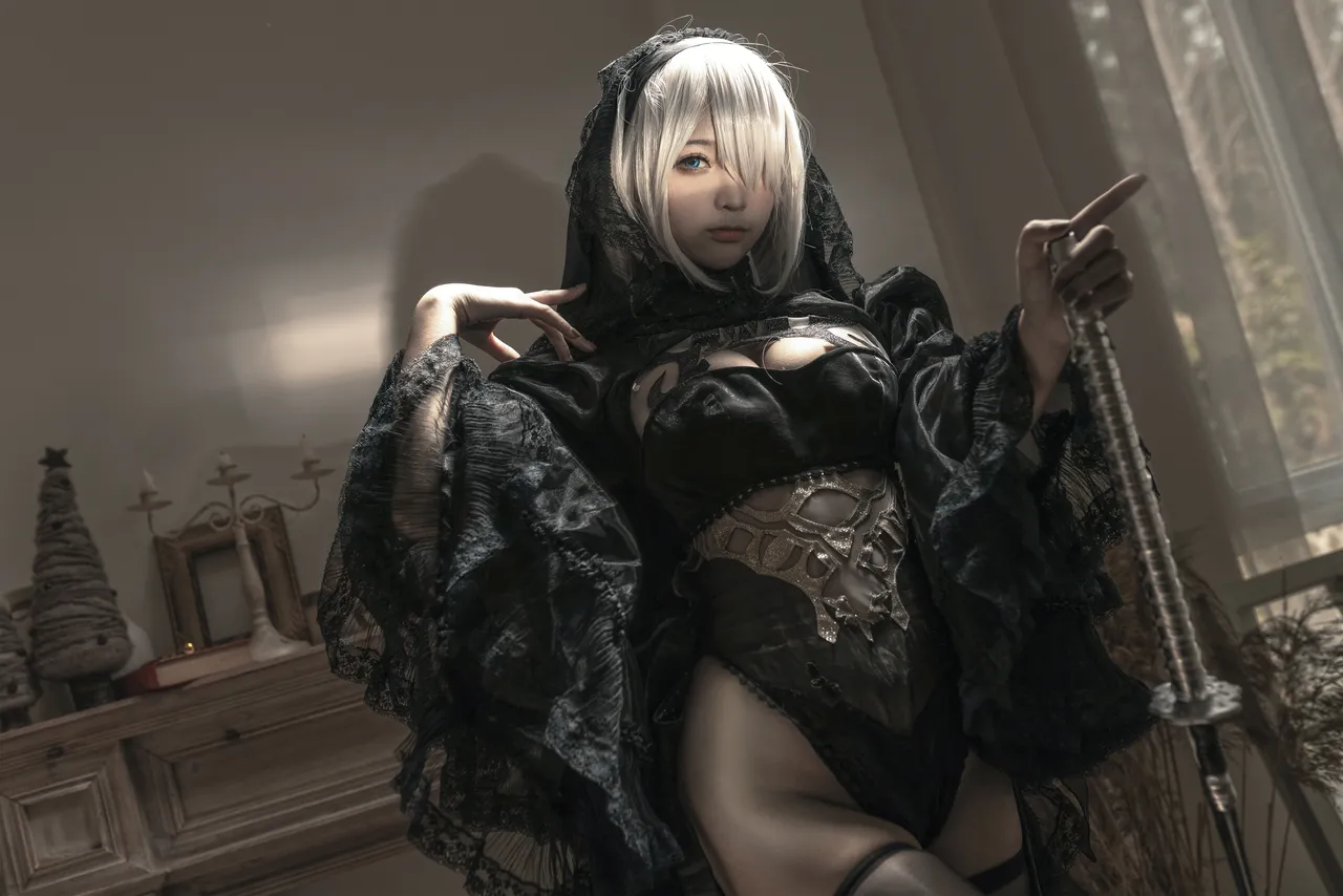 chunmomooo NieRAutomata Black Flower Wedding (NieRAutomata)-erohere13.webp
