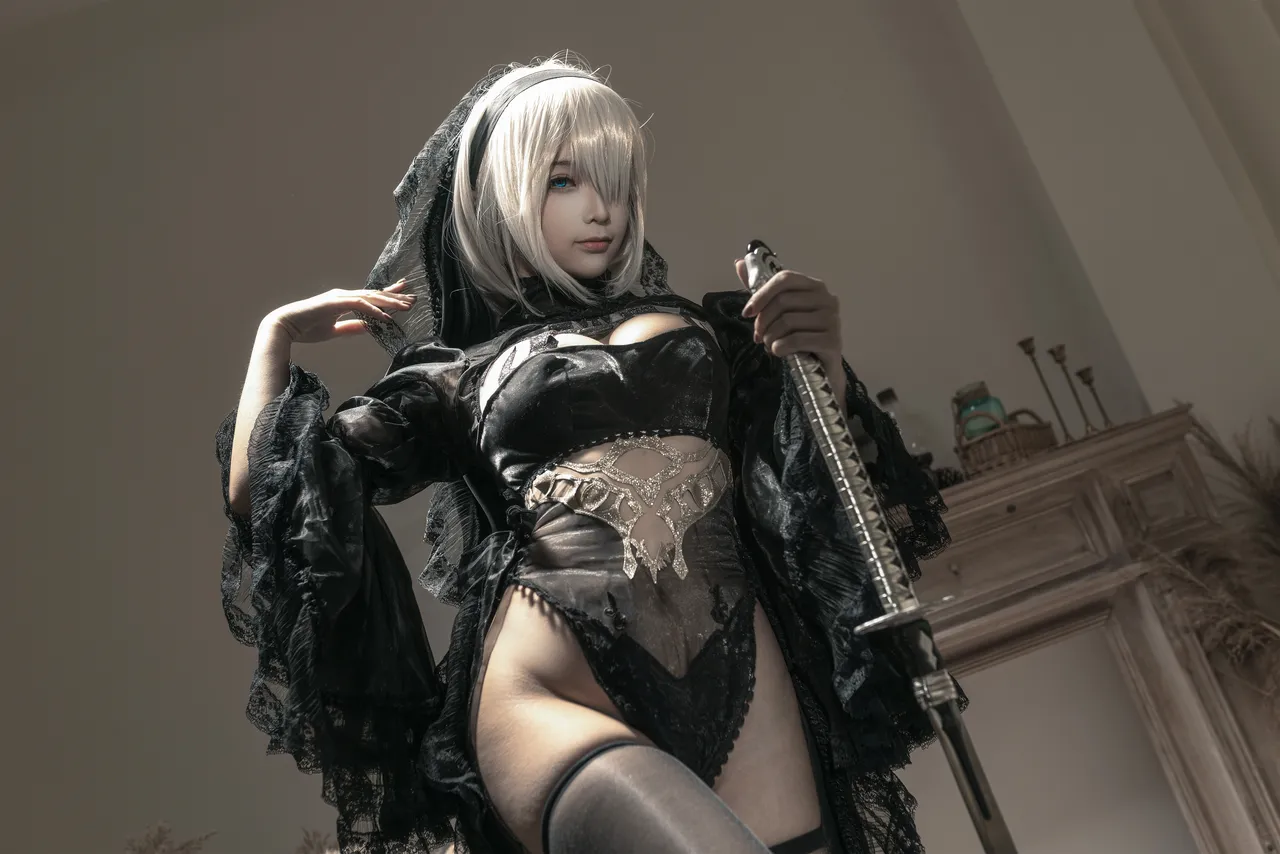 chunmomooo NieRAutomata Black Flower Wedding (NieRAutomata)-erohere2.webp