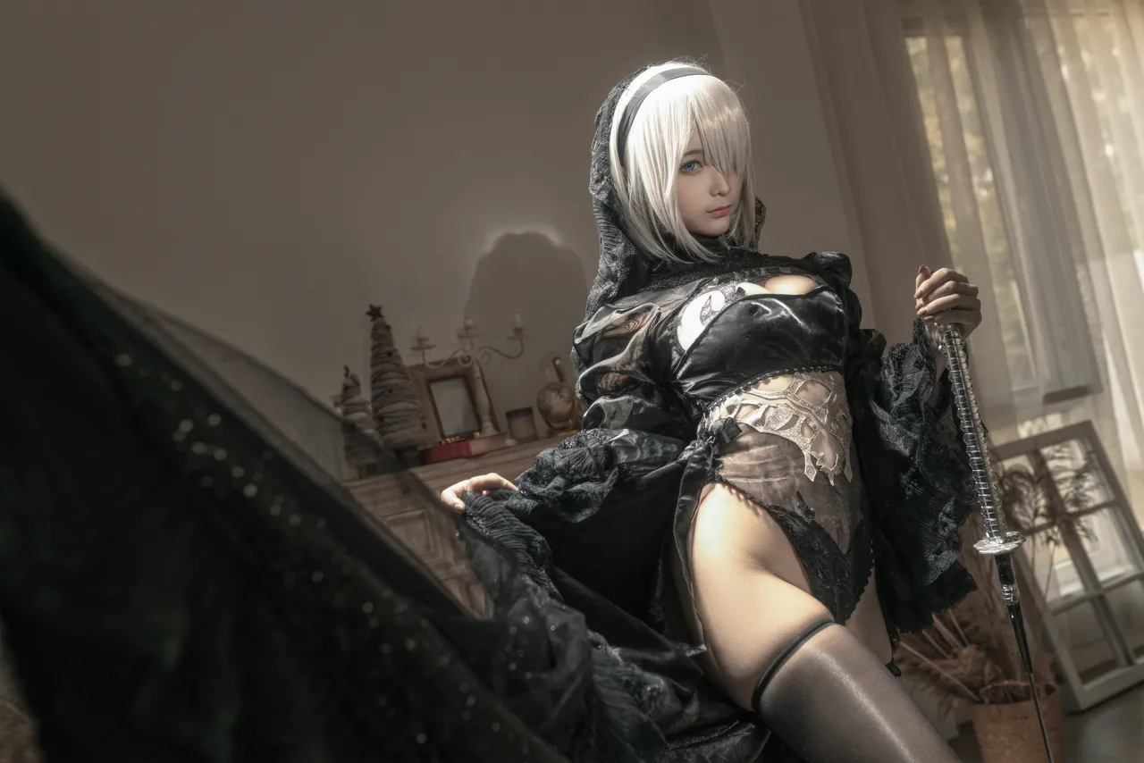 chunmomooo NieRAutomata Black Flower Wedding (NieRAutomata)-erohere4.webp