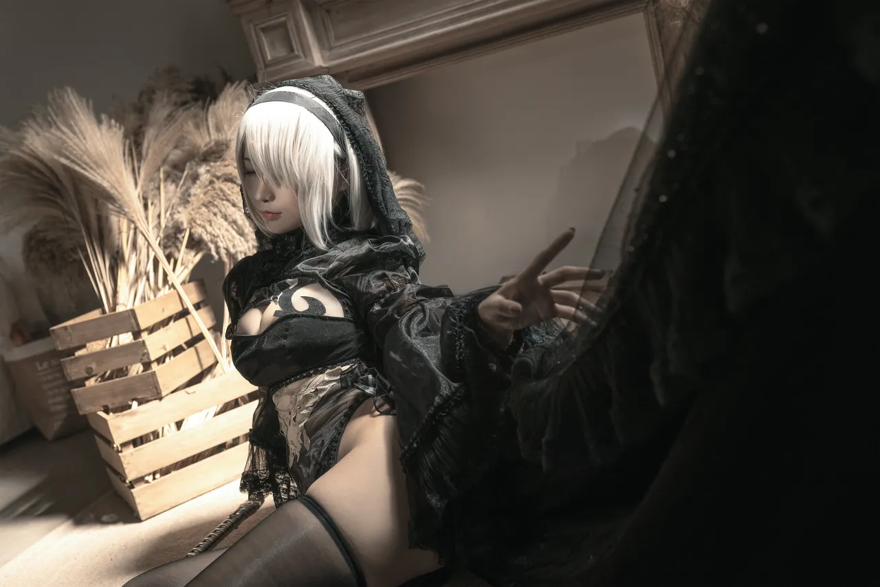 chunmomooo NieRAutomata Black Flower Wedding (NieRAutomata)-erohere8.webp