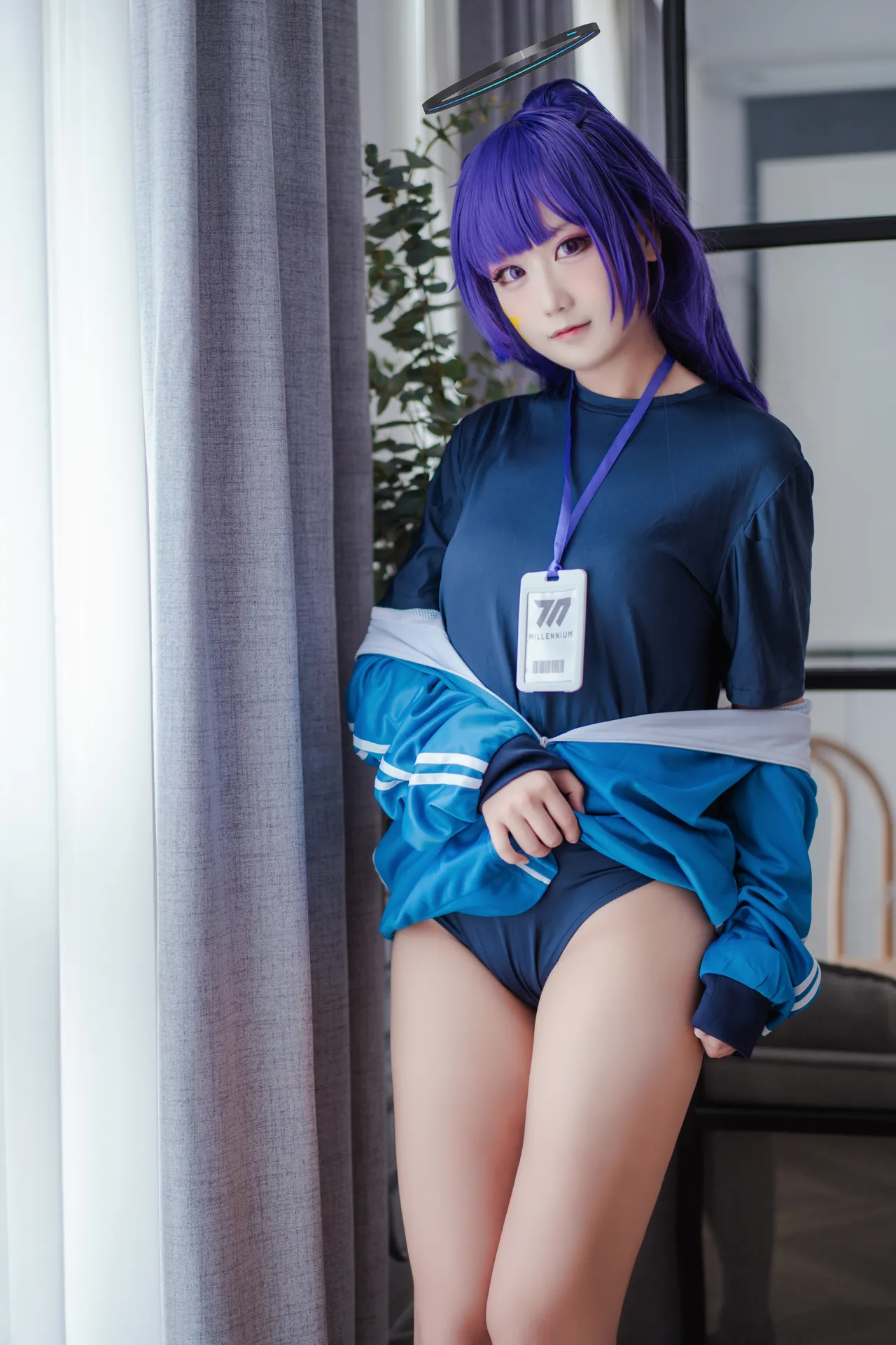 lunananya - 蔚蓝档案 早濑优香 体操服-erohere2.webp