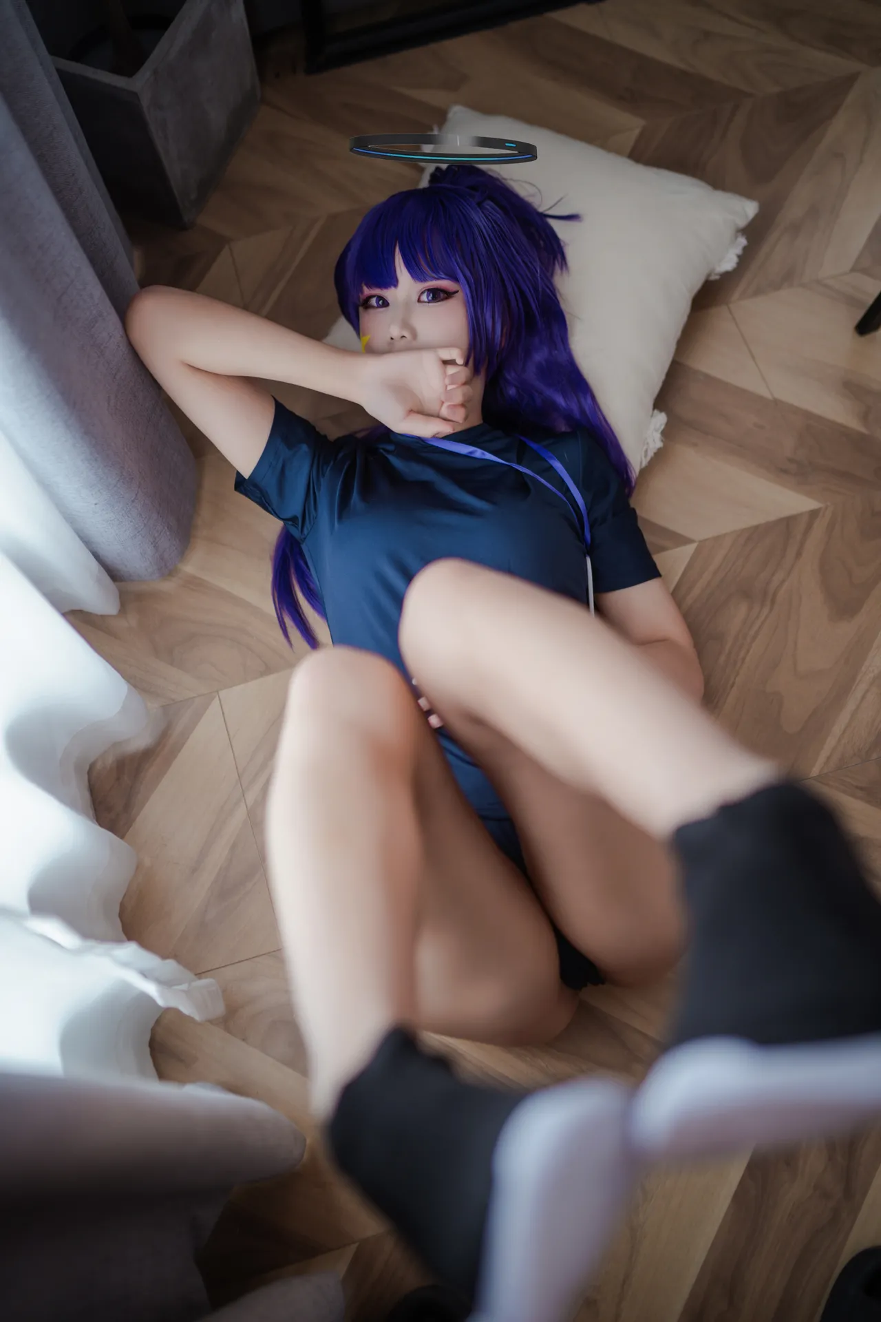 lunananya - 蔚蓝档案 早濑优香 体操服-erohere20.webp