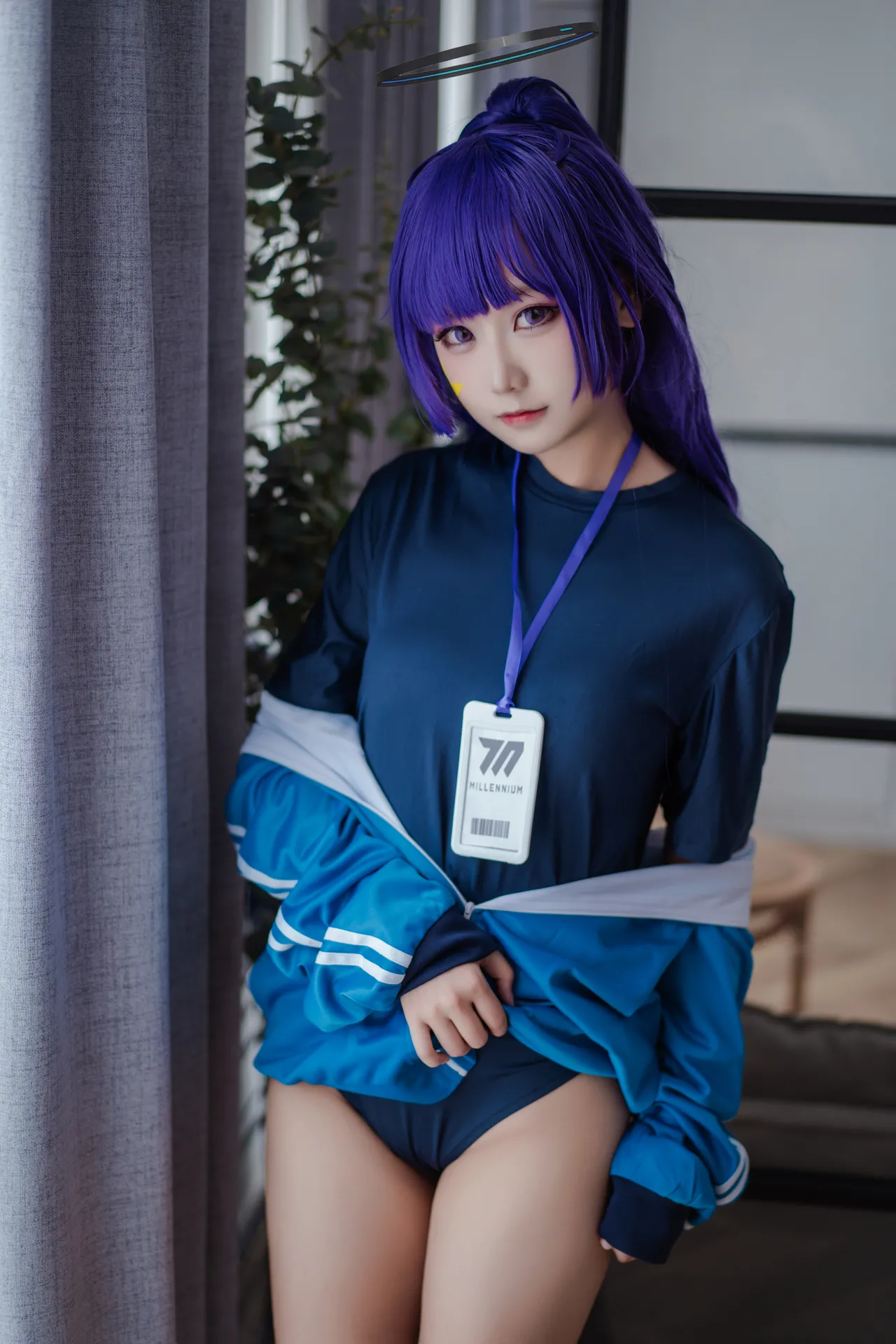 lunananya - 蔚蓝档案 早濑优香 体操服-erohere3.webp