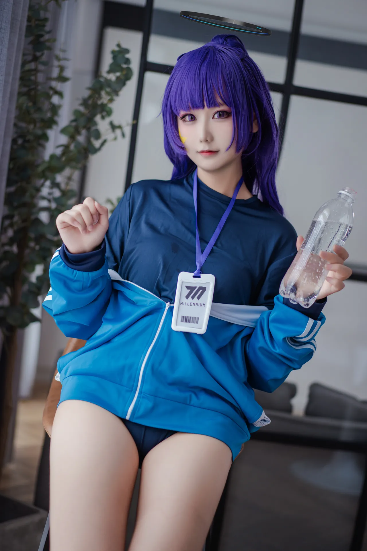 lunananya - 蔚蓝档案 早濑优香 体操服-erohere6.webp