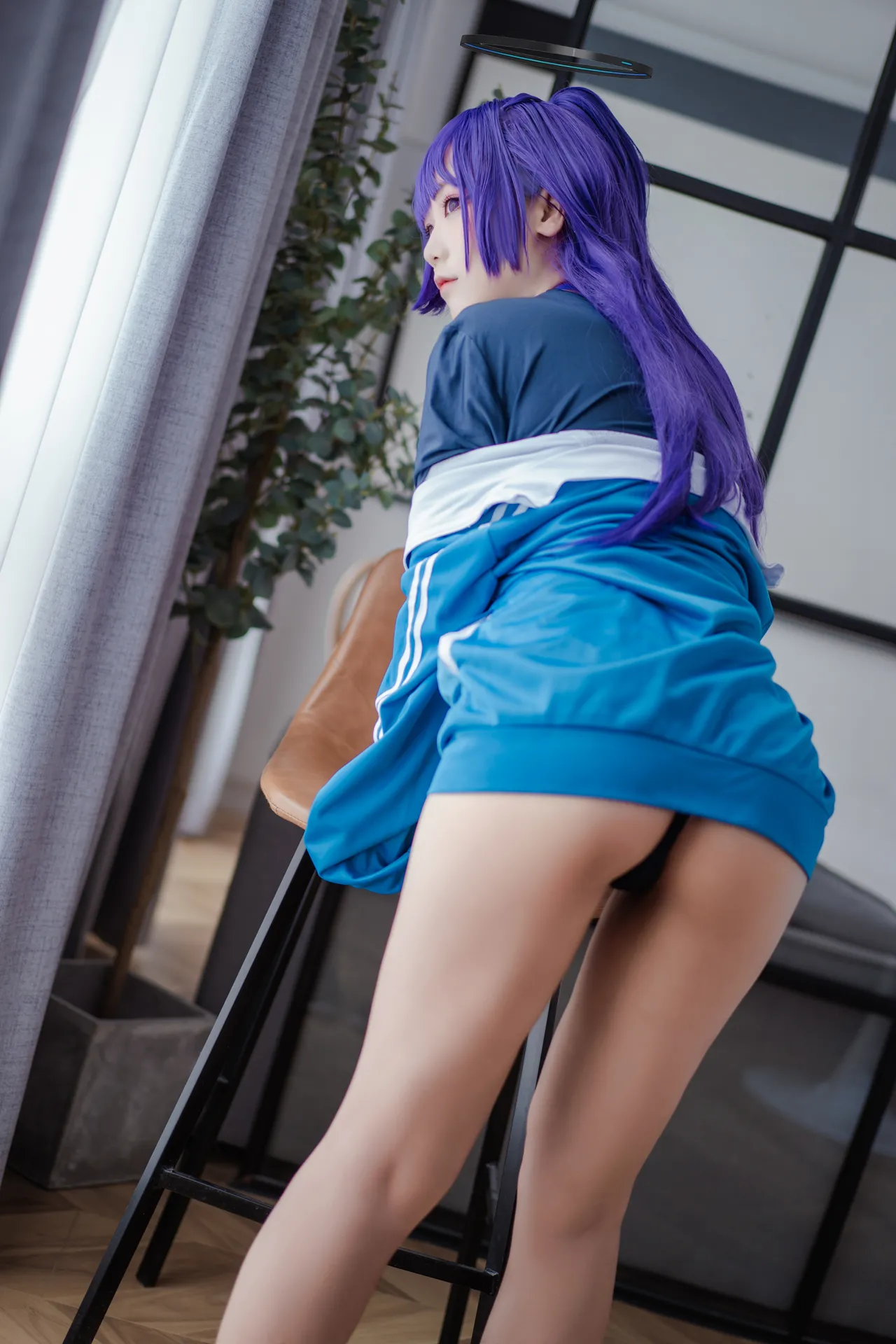 lunananya - 蔚蓝档案 早濑优香 体操服-erohere9.webp