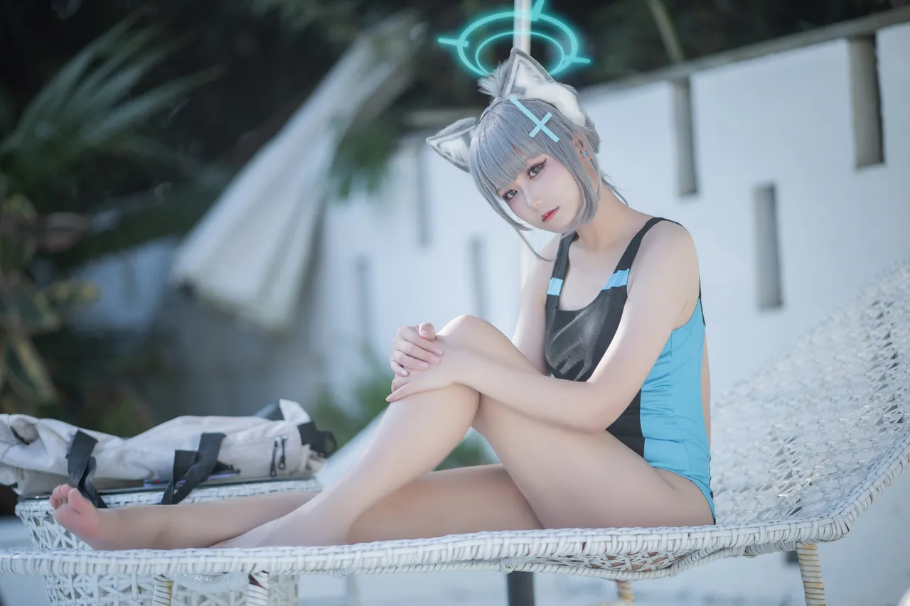 lunananya - 蔚蓝档案 砂狼白子 泳装-erohere8.webp